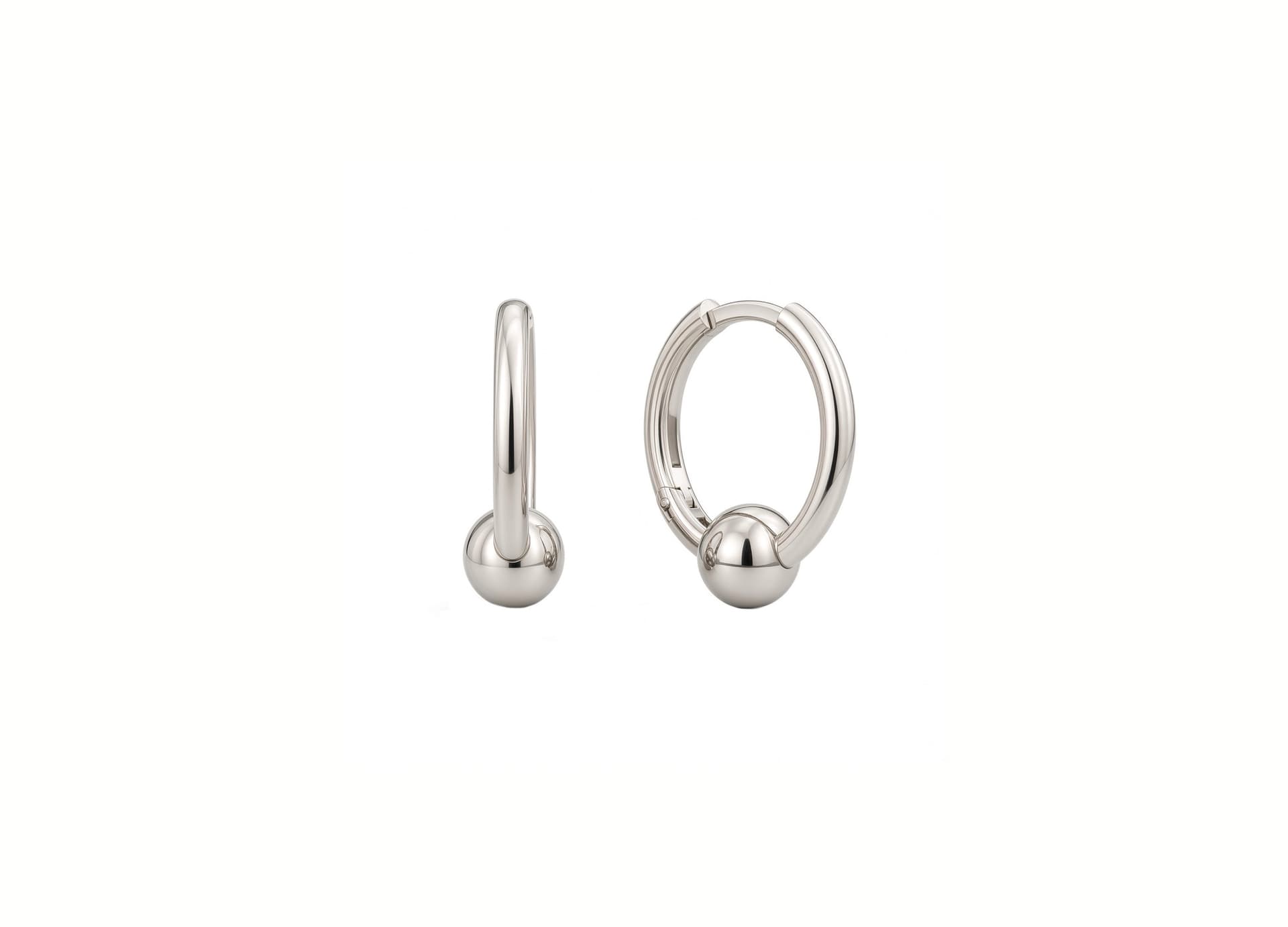 Серьги из серебра 925 без вставки