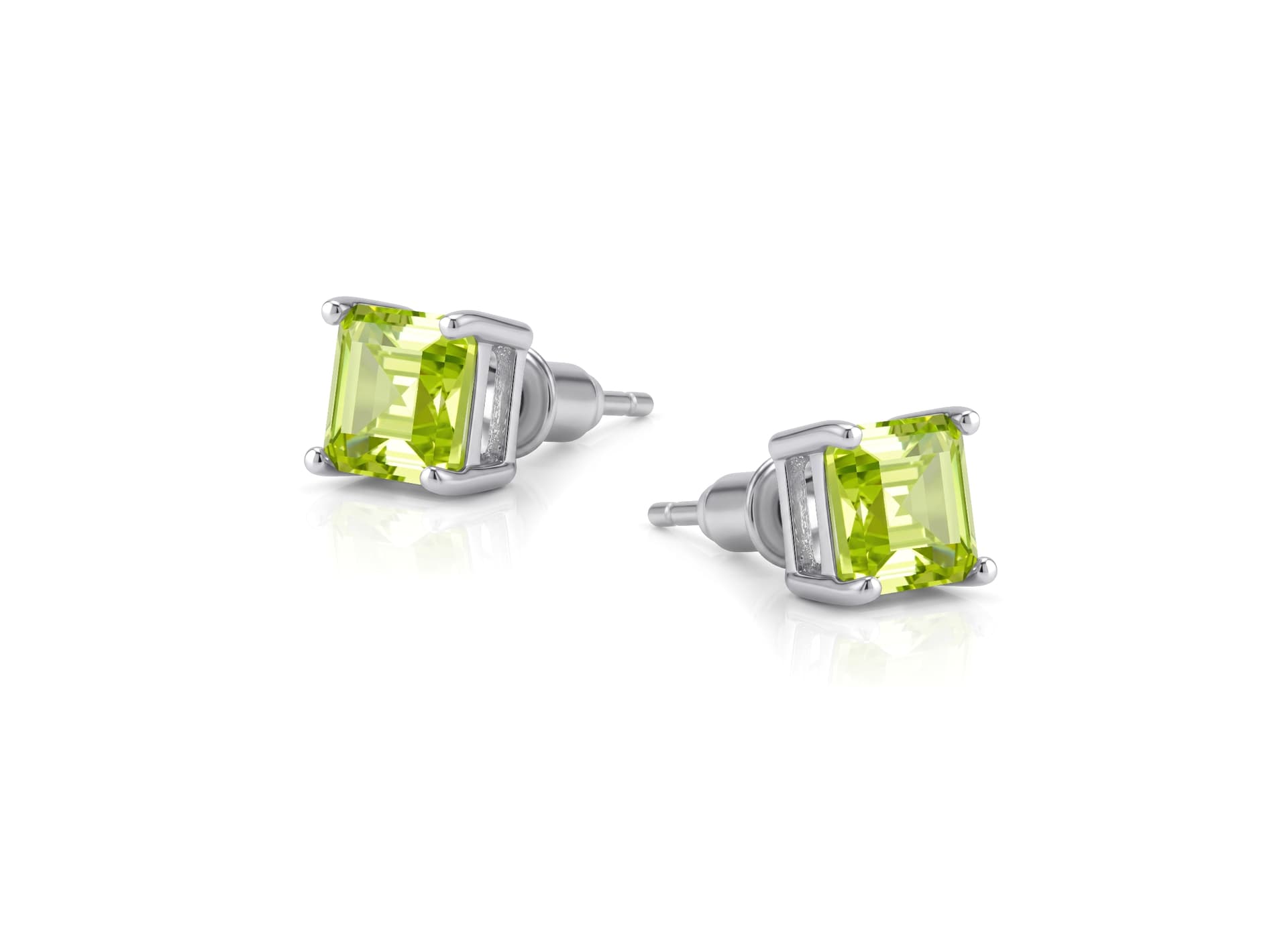 Серьги из серебра 925 с кубическим цирконием