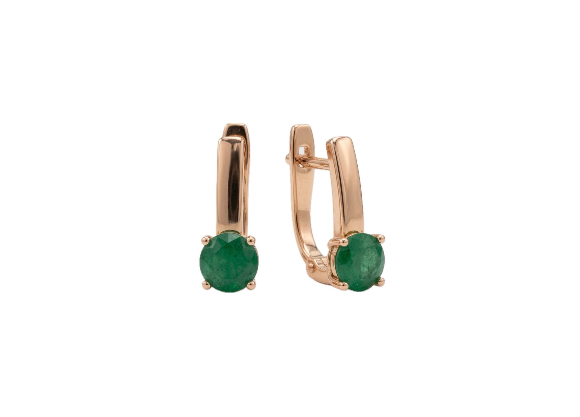 Серьги из золота 585 с агатами