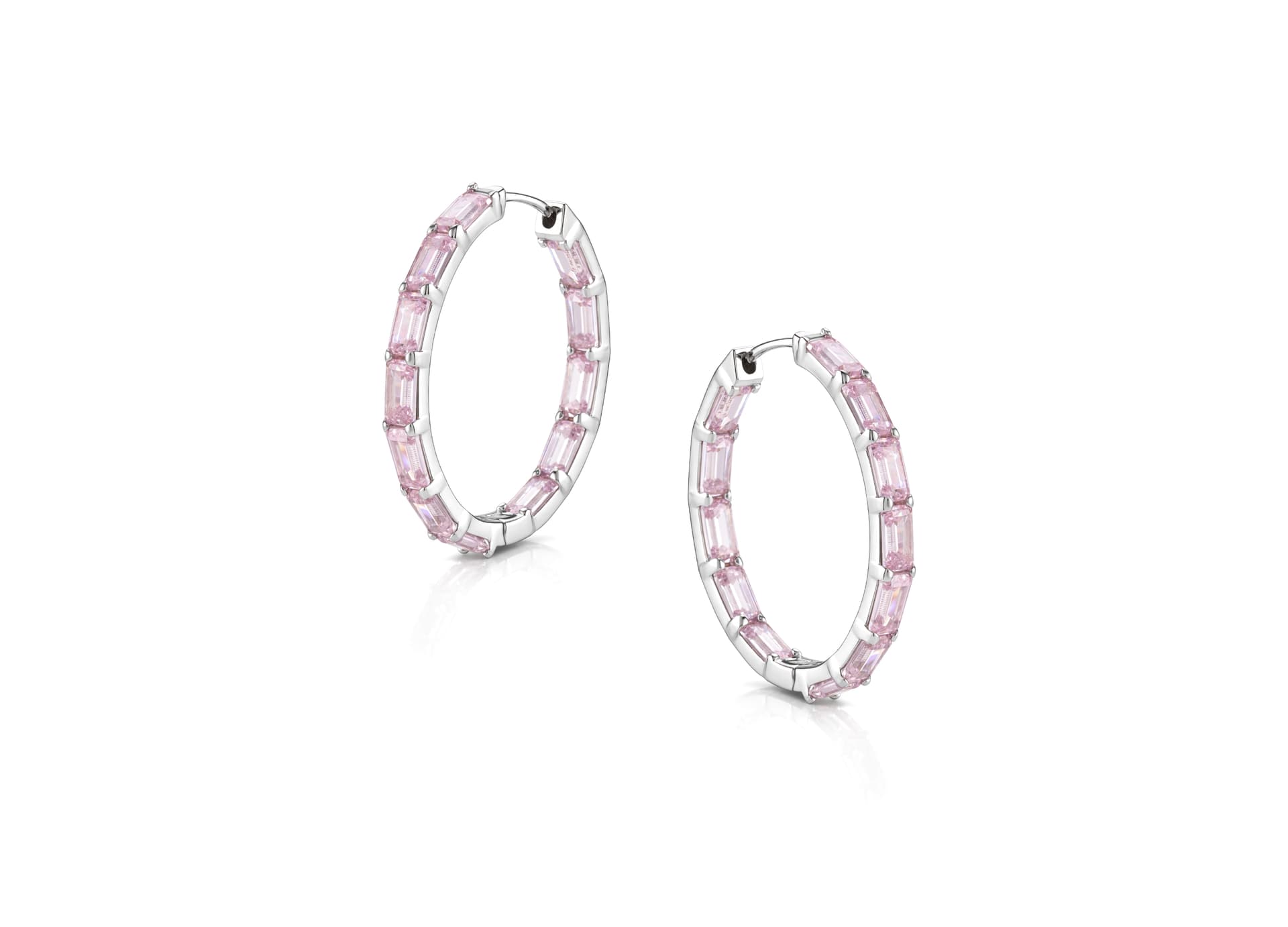 Серьги из серебра 925 с кубическим цирконием