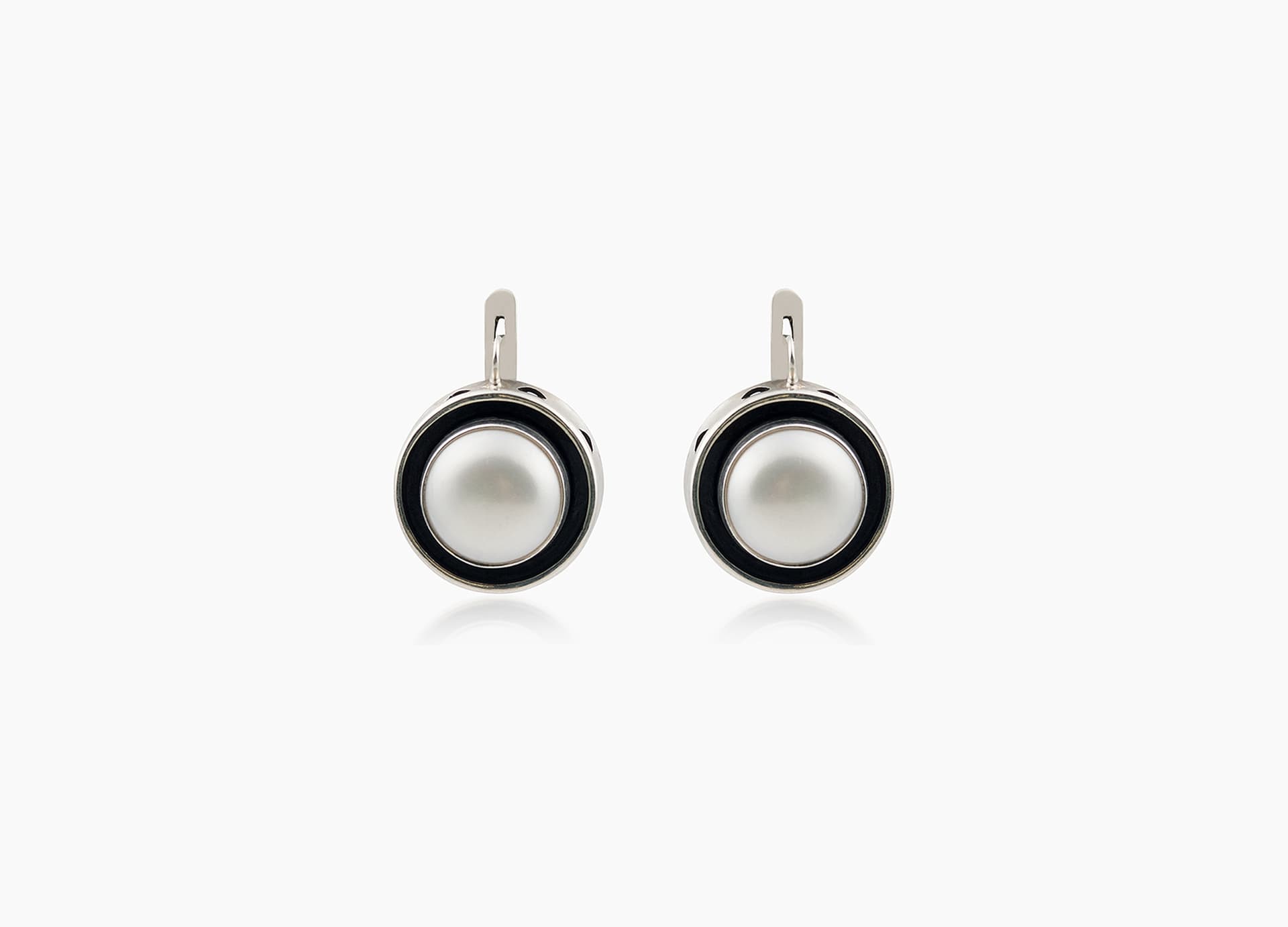 Серьги из серебра 925 с жемчугом