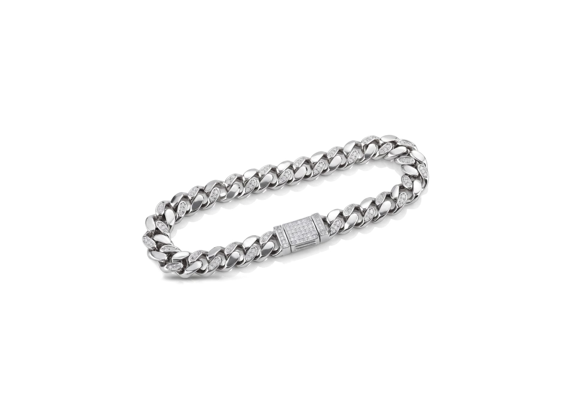 Браслет из серебра 925 с кубическим цирконием