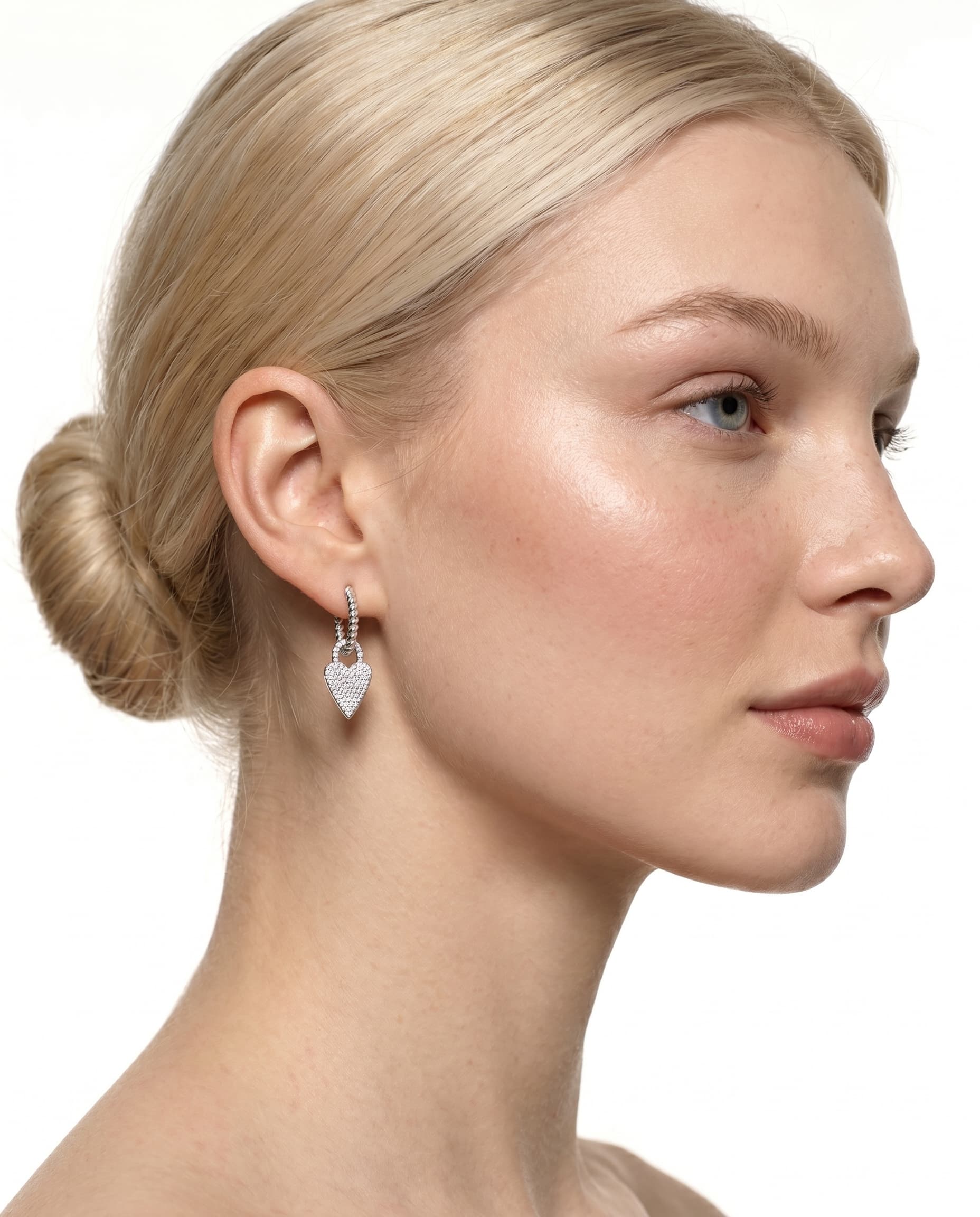 Серьги из серебра 925 с кубическим цирконием