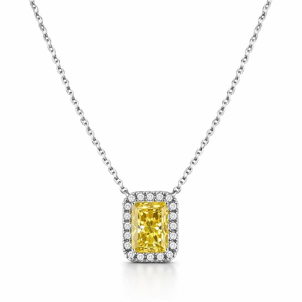 Колье из серебра 925 с кубическим цирконием