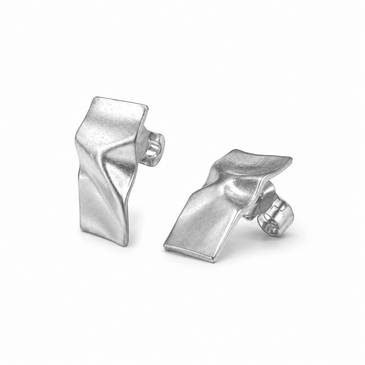 Серьги из серебра 925 без вставки