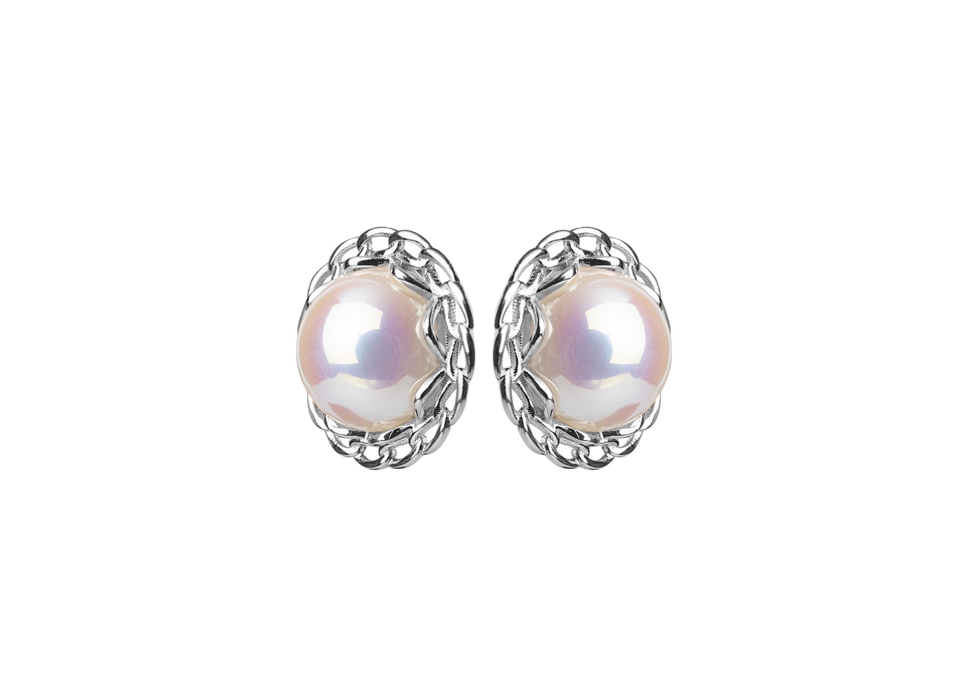 Серьги из серебра 925 с жемчугом