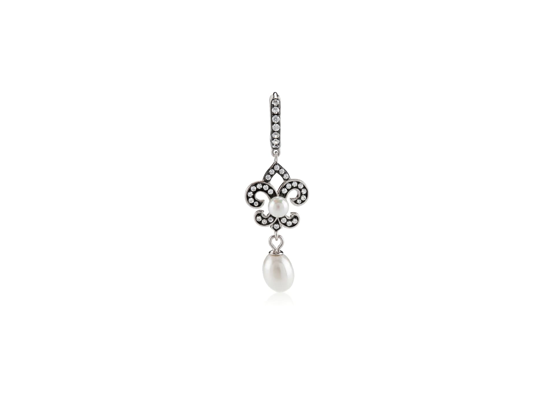 Серьги из серебра 925 с жемчугом