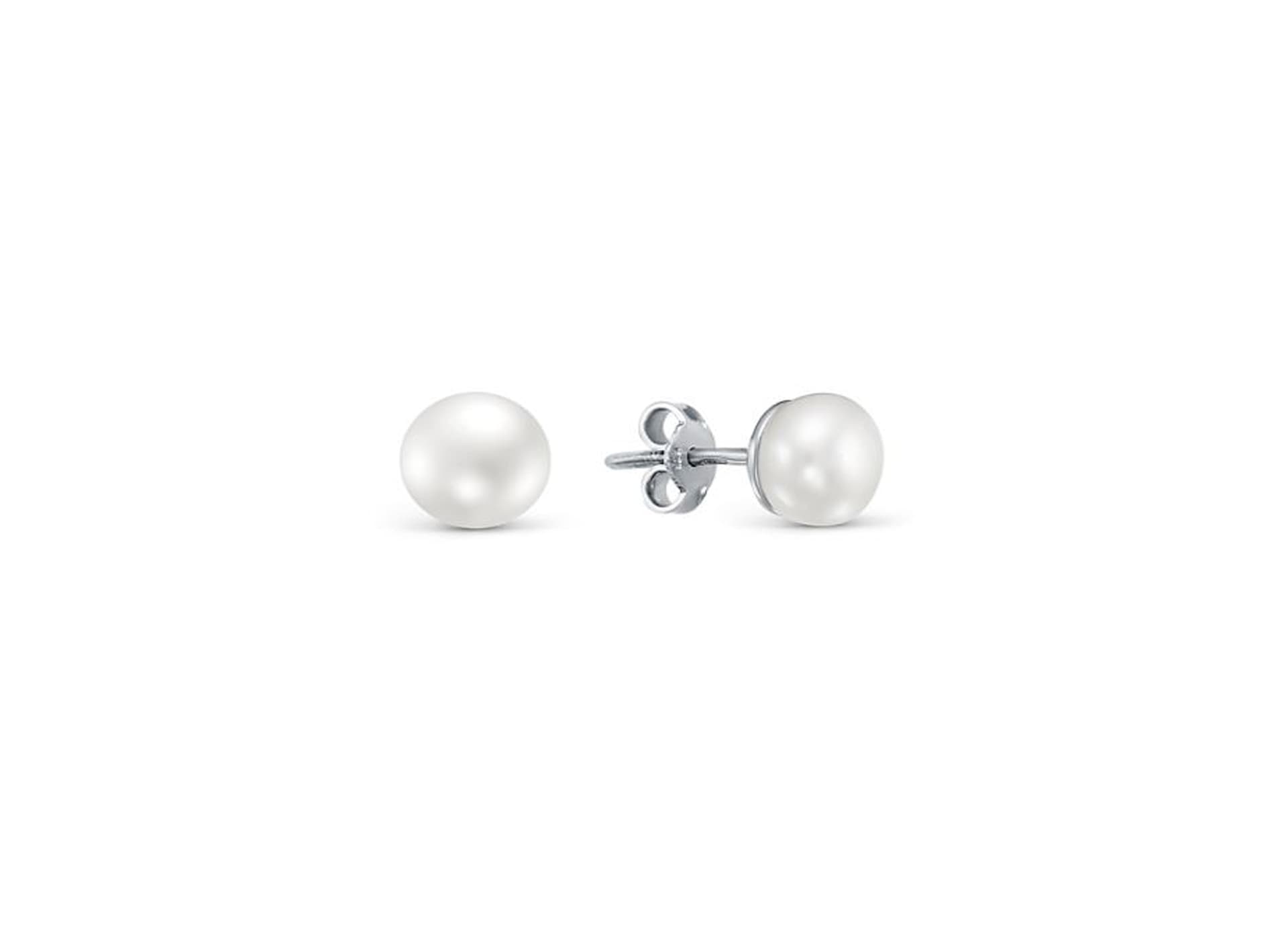 Серьги из серебра 925 с жемчугом