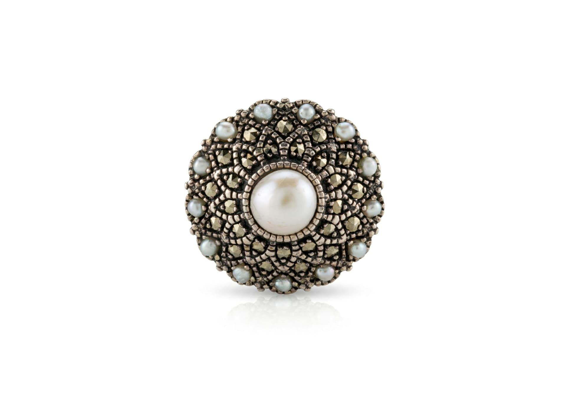 Серьги из серебра 925 с жемчугом