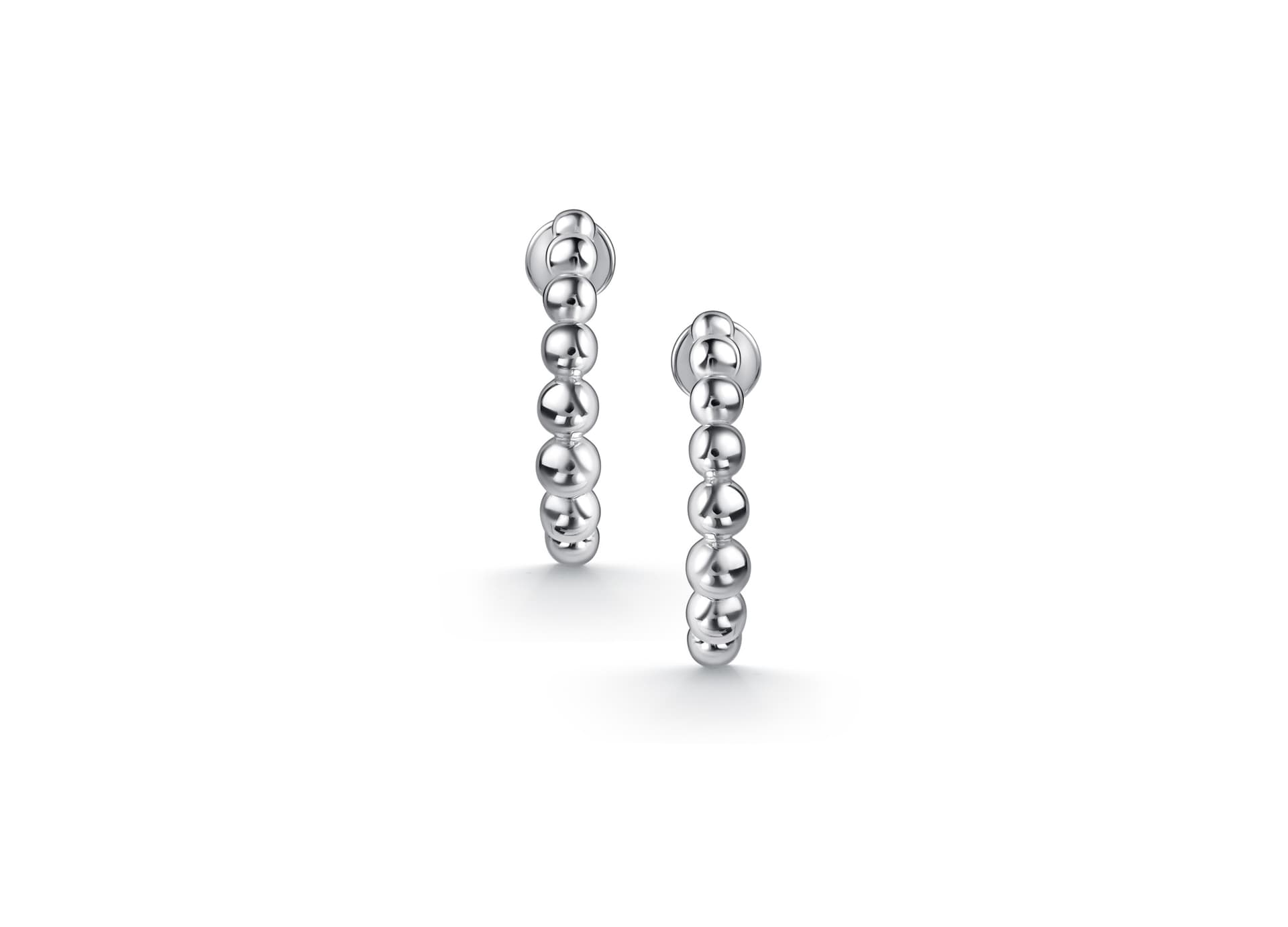 Серьги из серебра 925 без вставки
