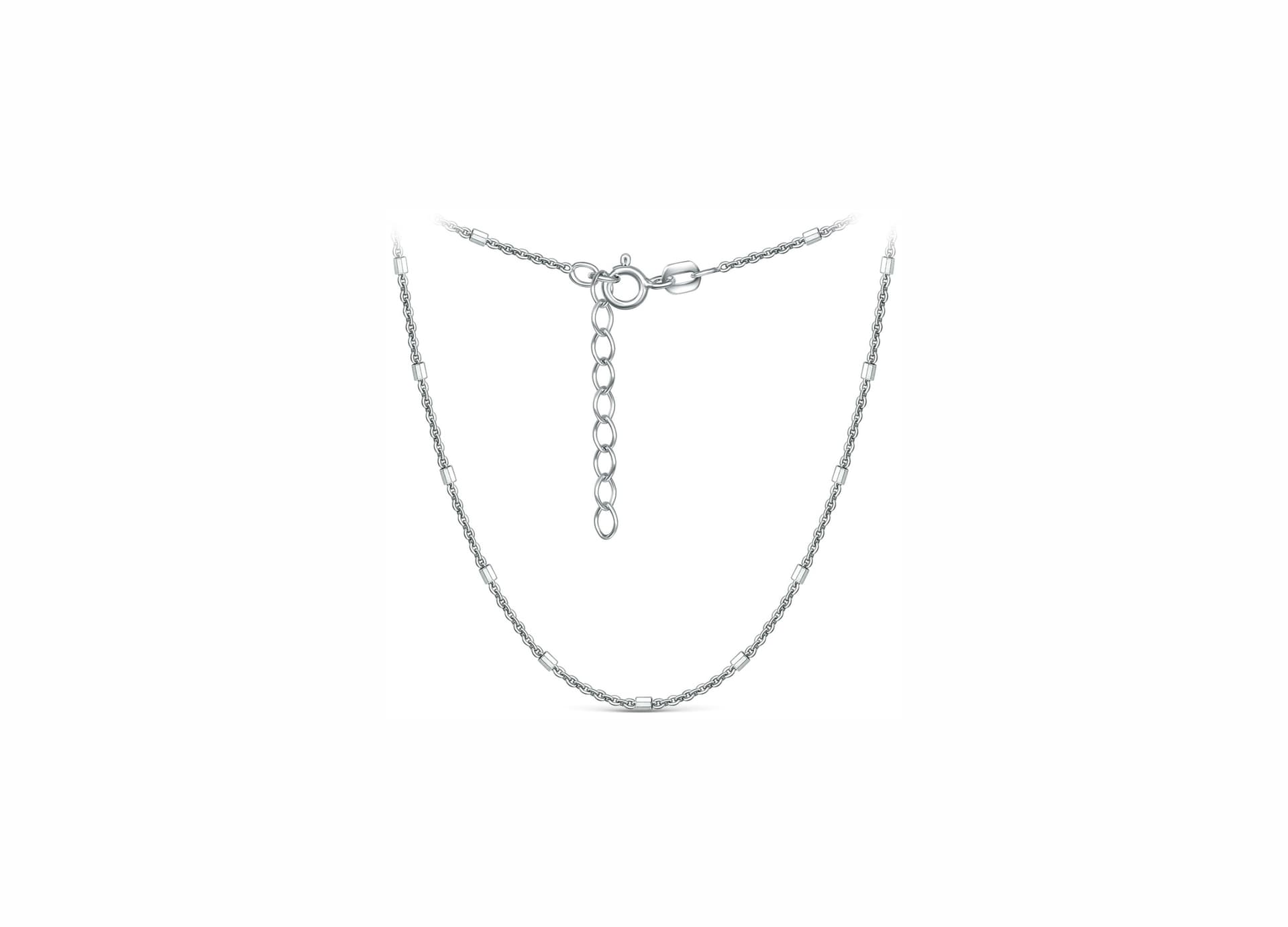 Колье из серебра 925  без вставки