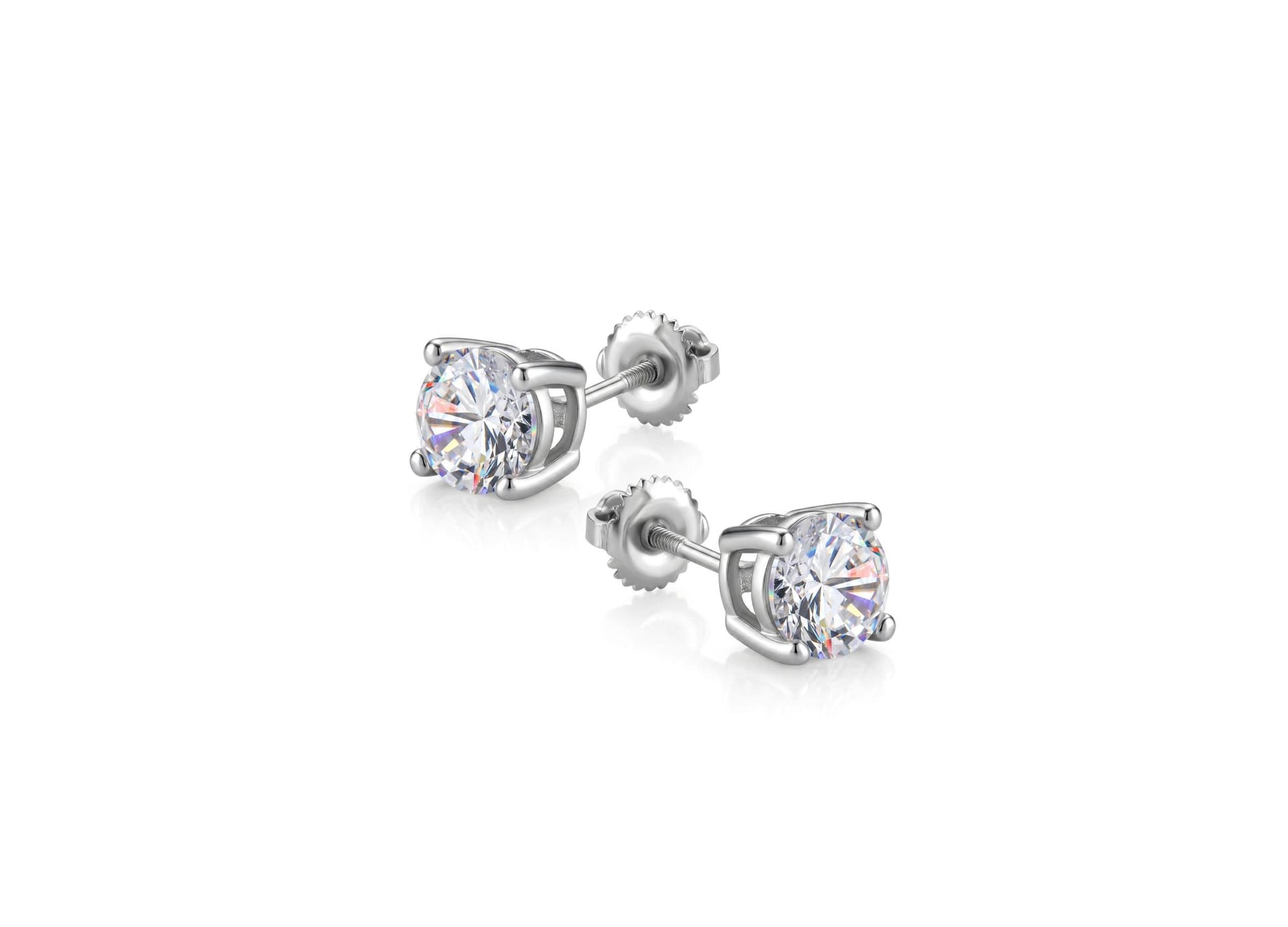 Серьги из серебра 925 с кубическим цирконием