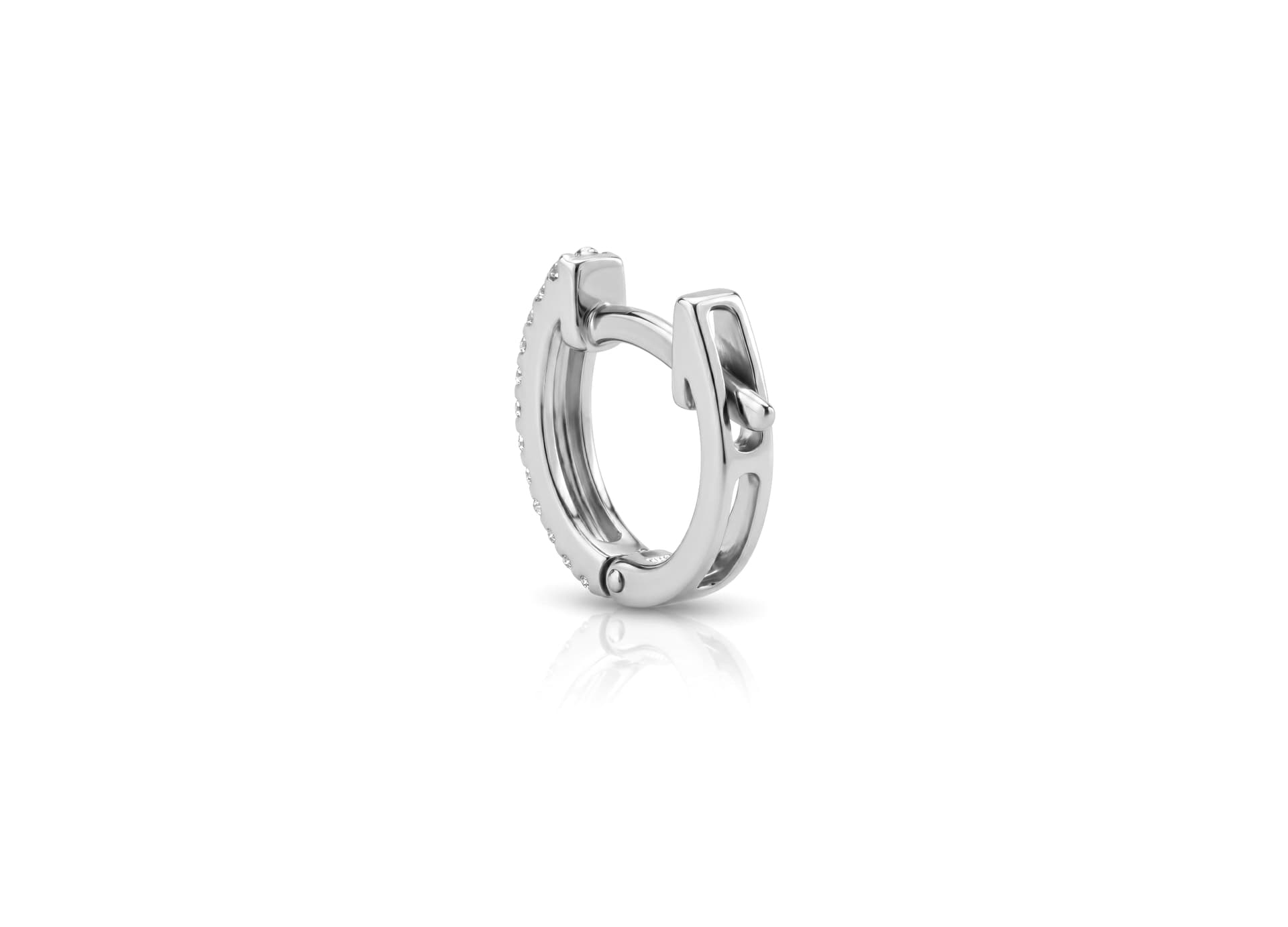 Серьги из золота 585 с бриллиантами