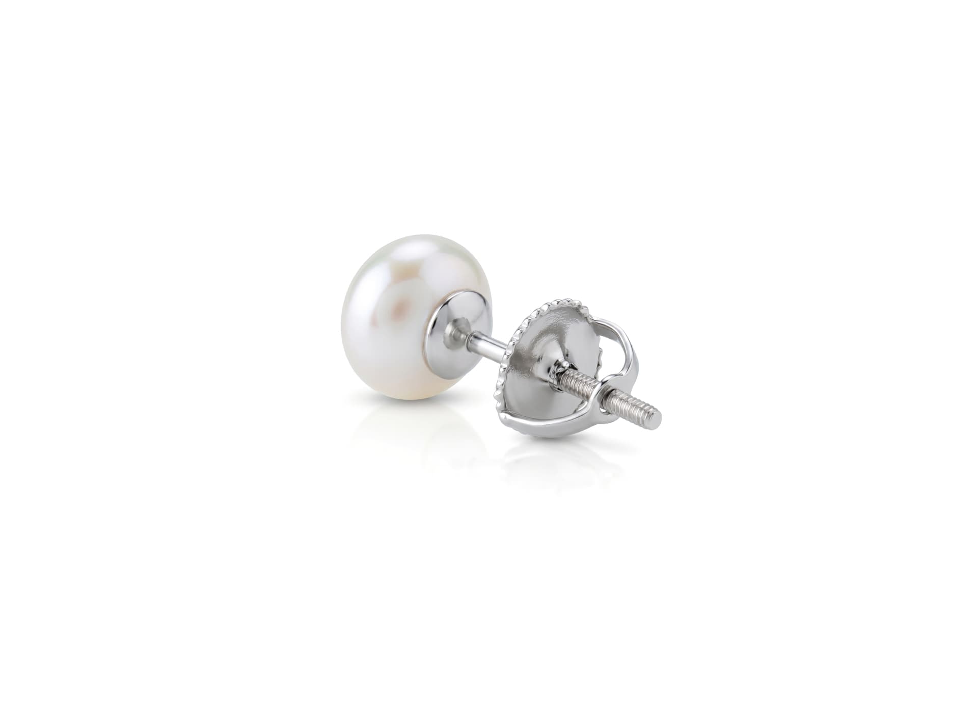 Серьги из серебра 925 с жемчугом