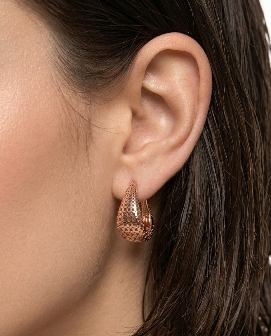 Серьги из серебра 925 без вставки