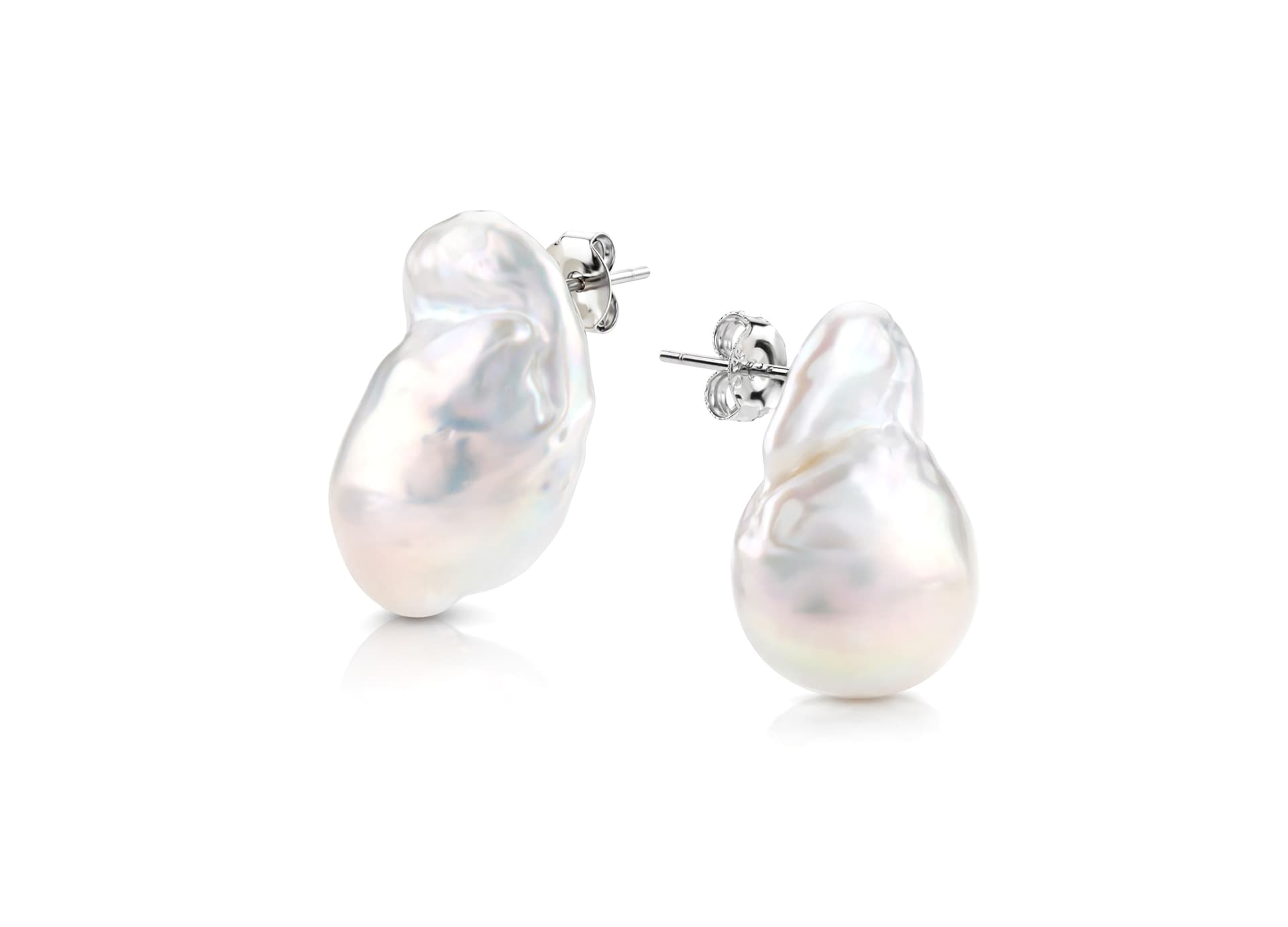 Серьги из серебра 925 с жемчугом