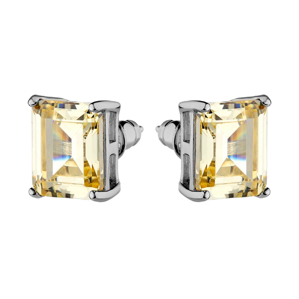 Серьги из серебра 925 с кубическим цирконием