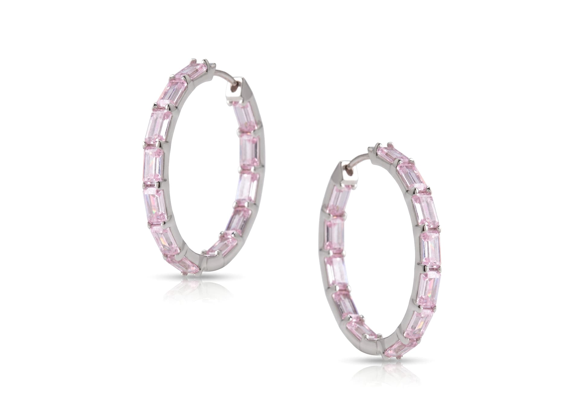 Серьги из серебра 925 с кубическим цирконием