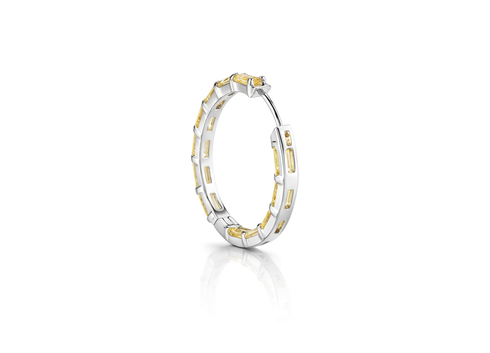 Серьги из серебра 925 с кубическим цирконием