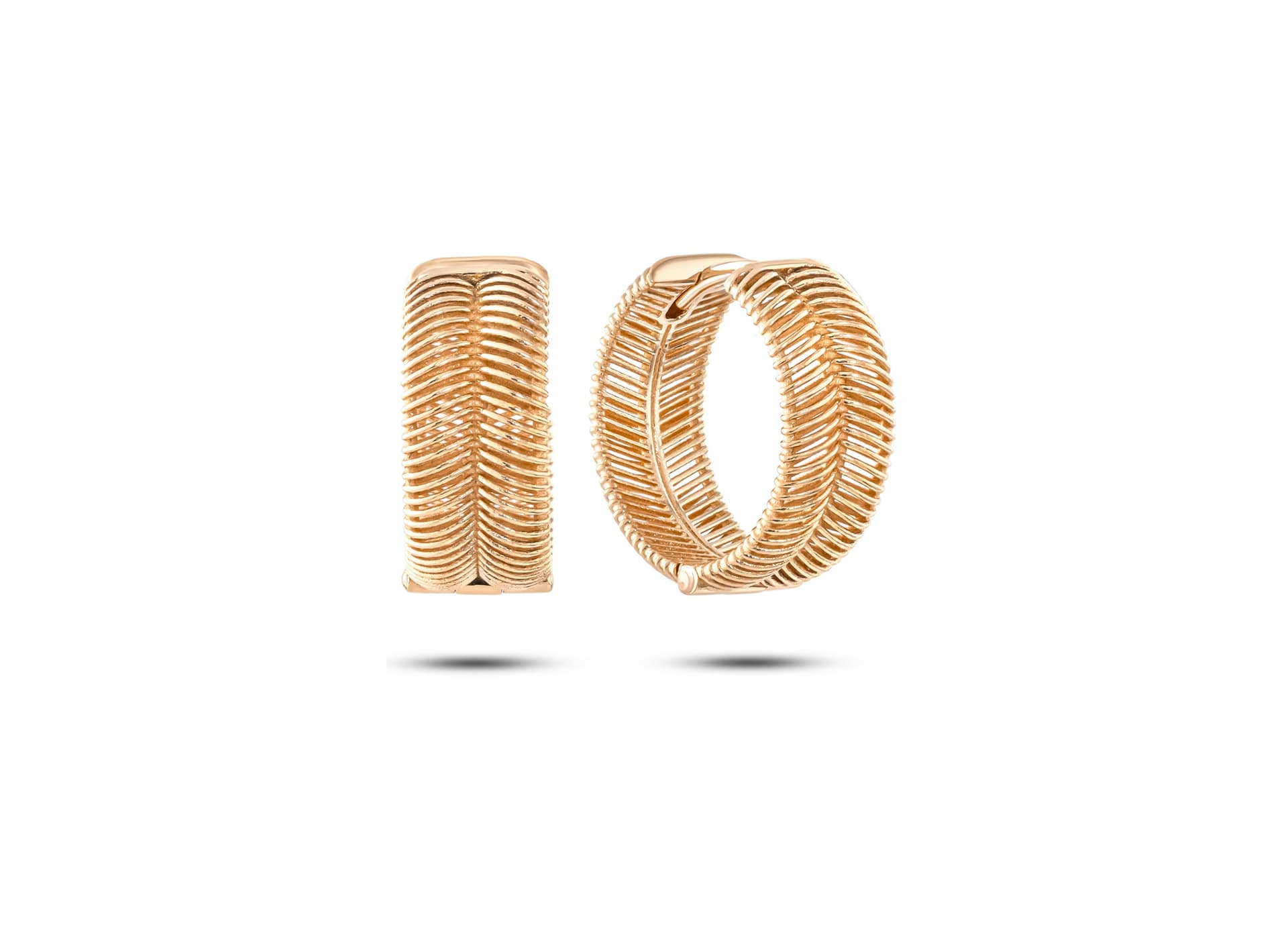 Серьги из серебра 925 без вставки