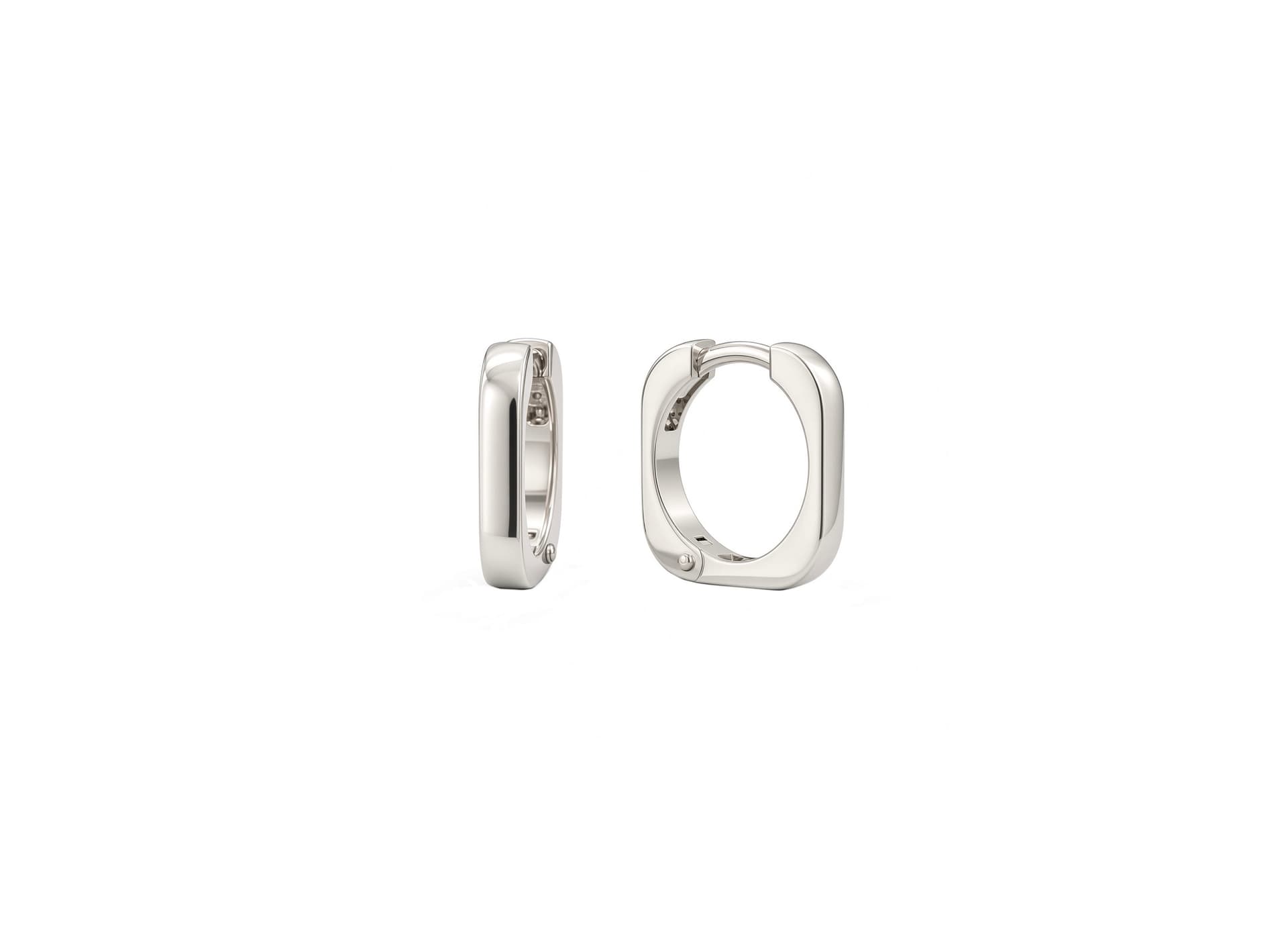 Серьги из серебра 925 без вставки
