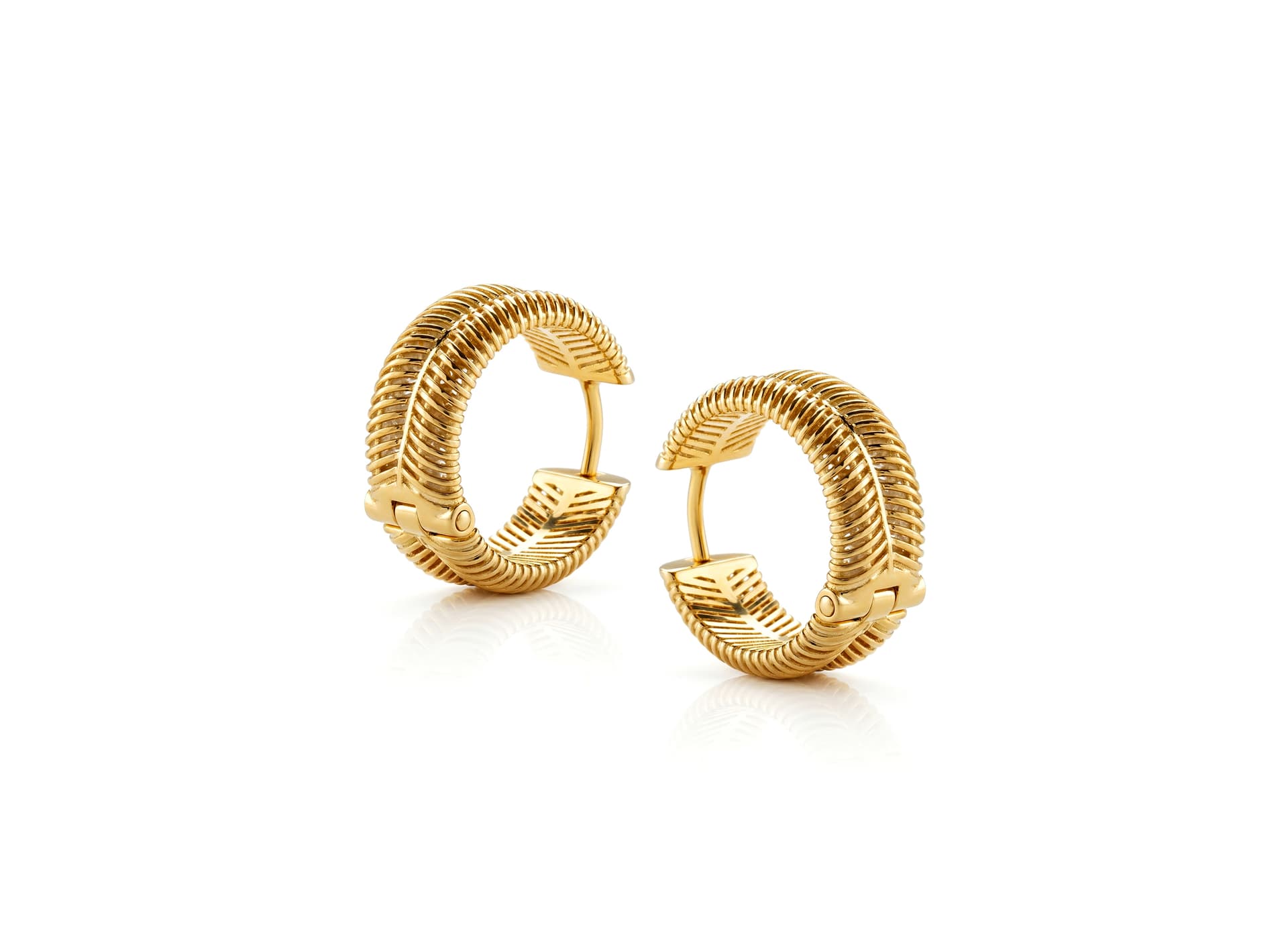 Серьги из серебра 925 без вставки