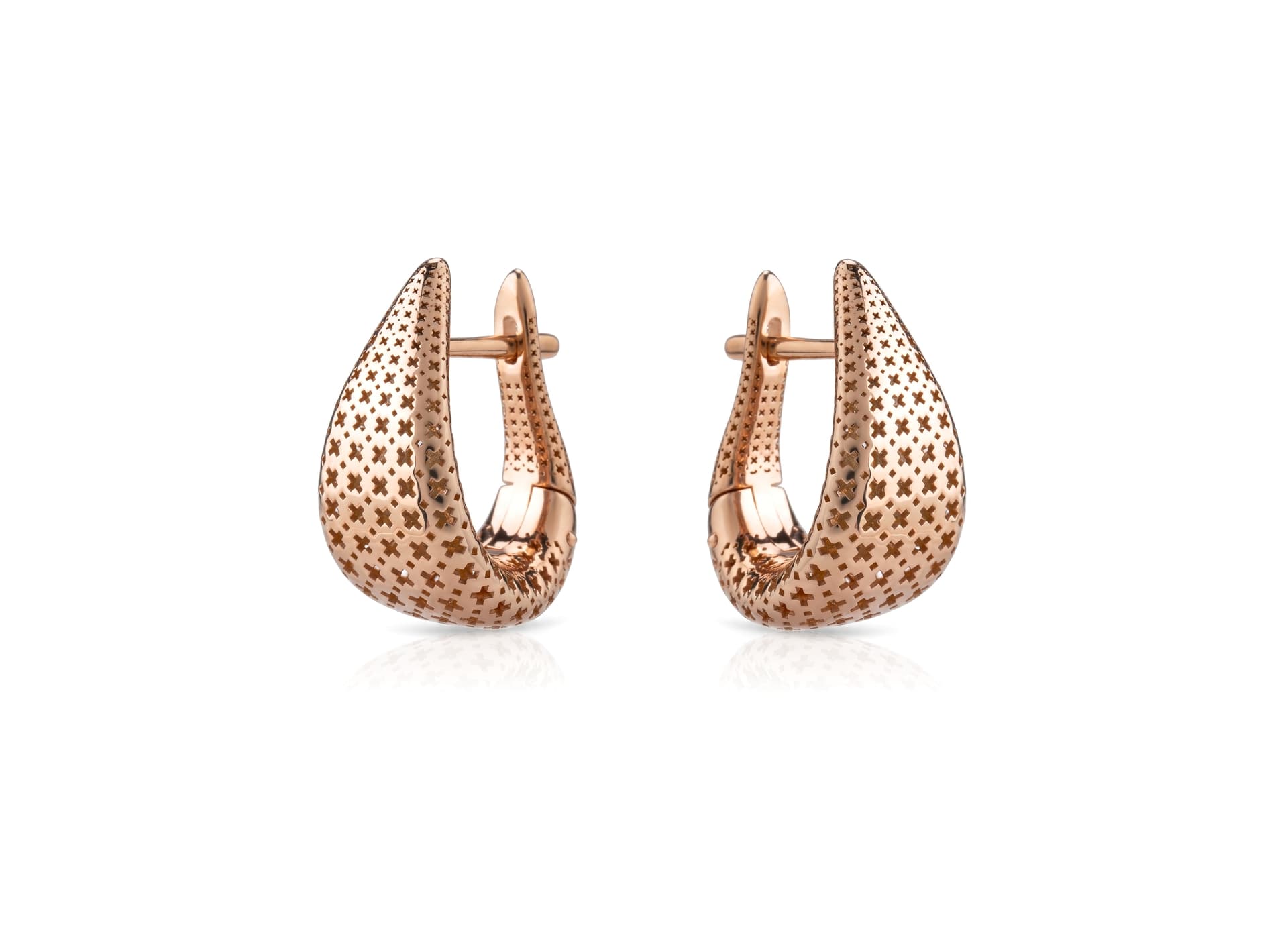 Серьги из серебра 925 без вставки