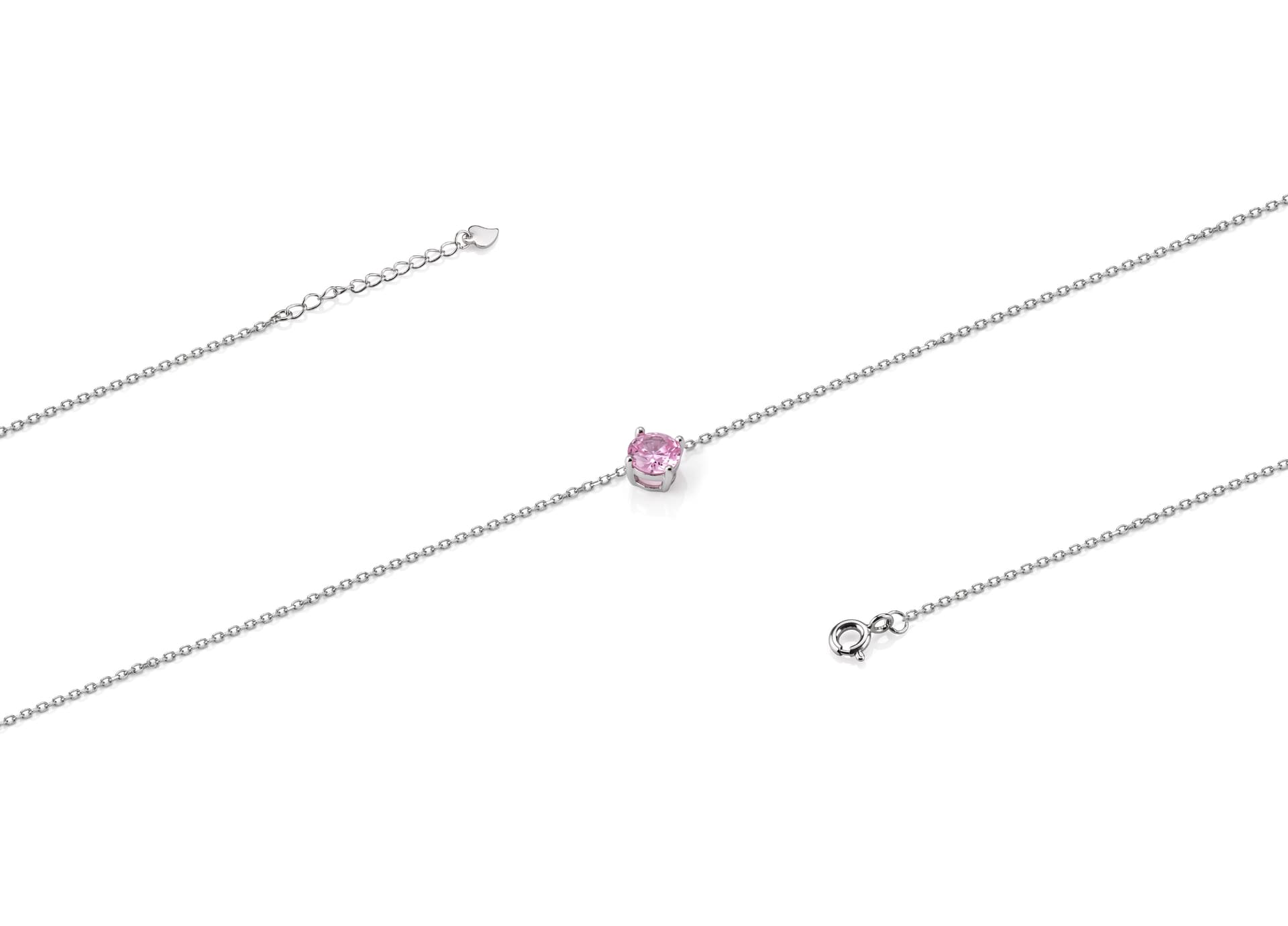Колье из серебра 925 с кубическим цирконием