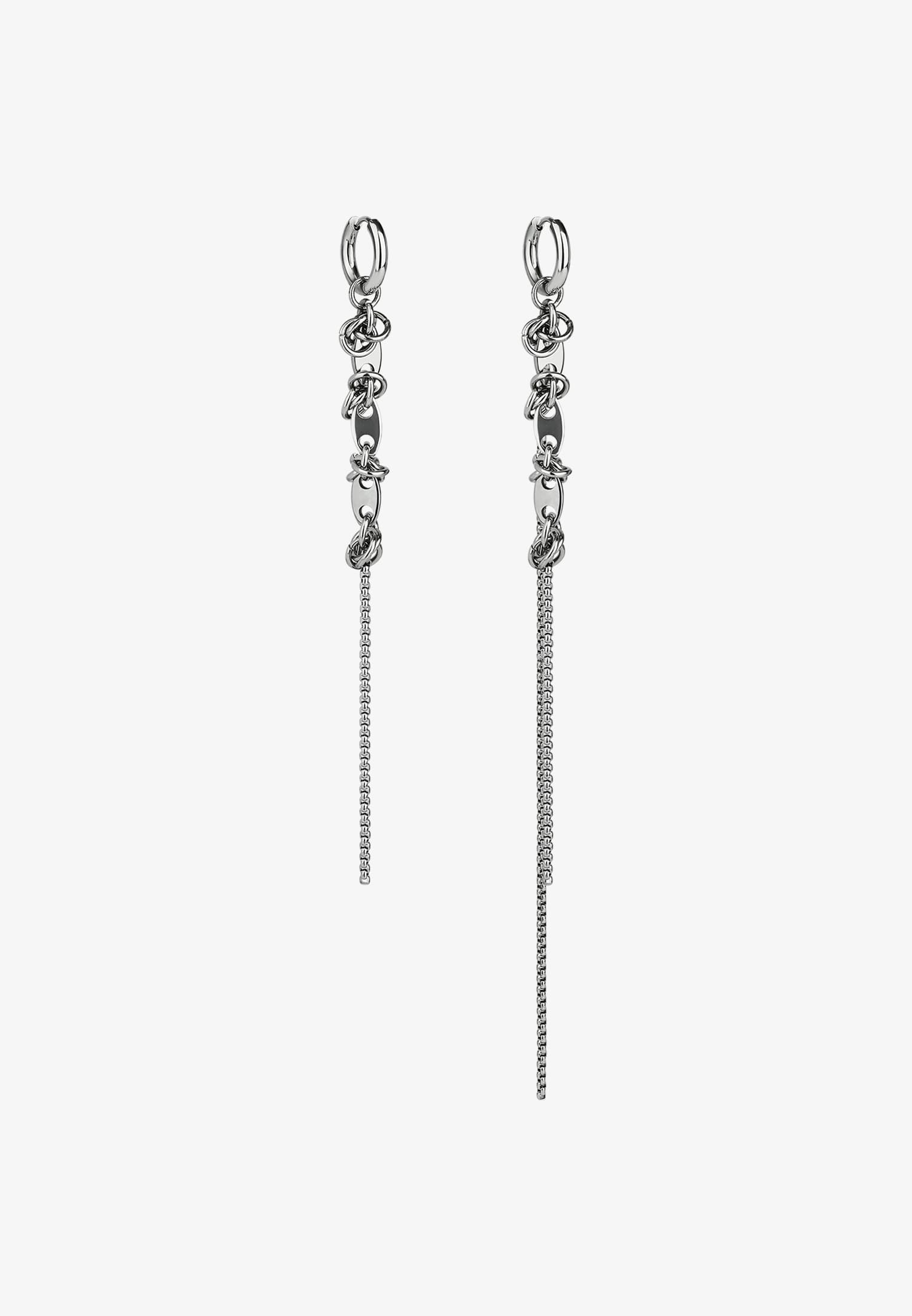 Серьги из стали без вставки