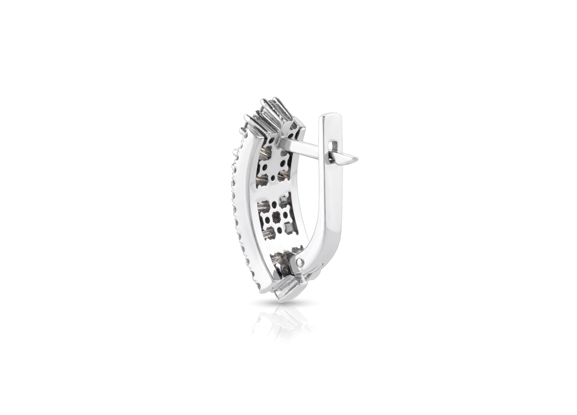 Серьги из золота 585 с бриллиантами