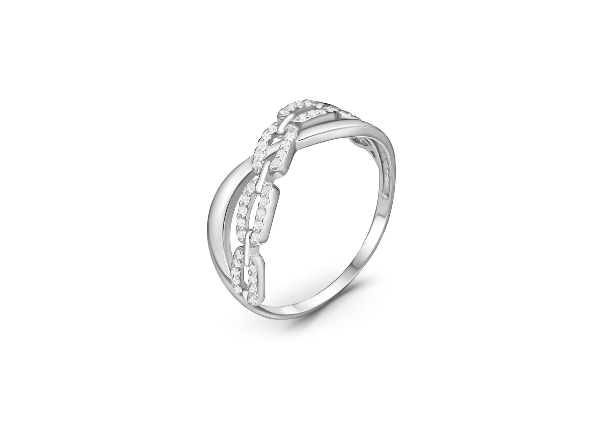 Кольцо из серебра 925 с фианит
