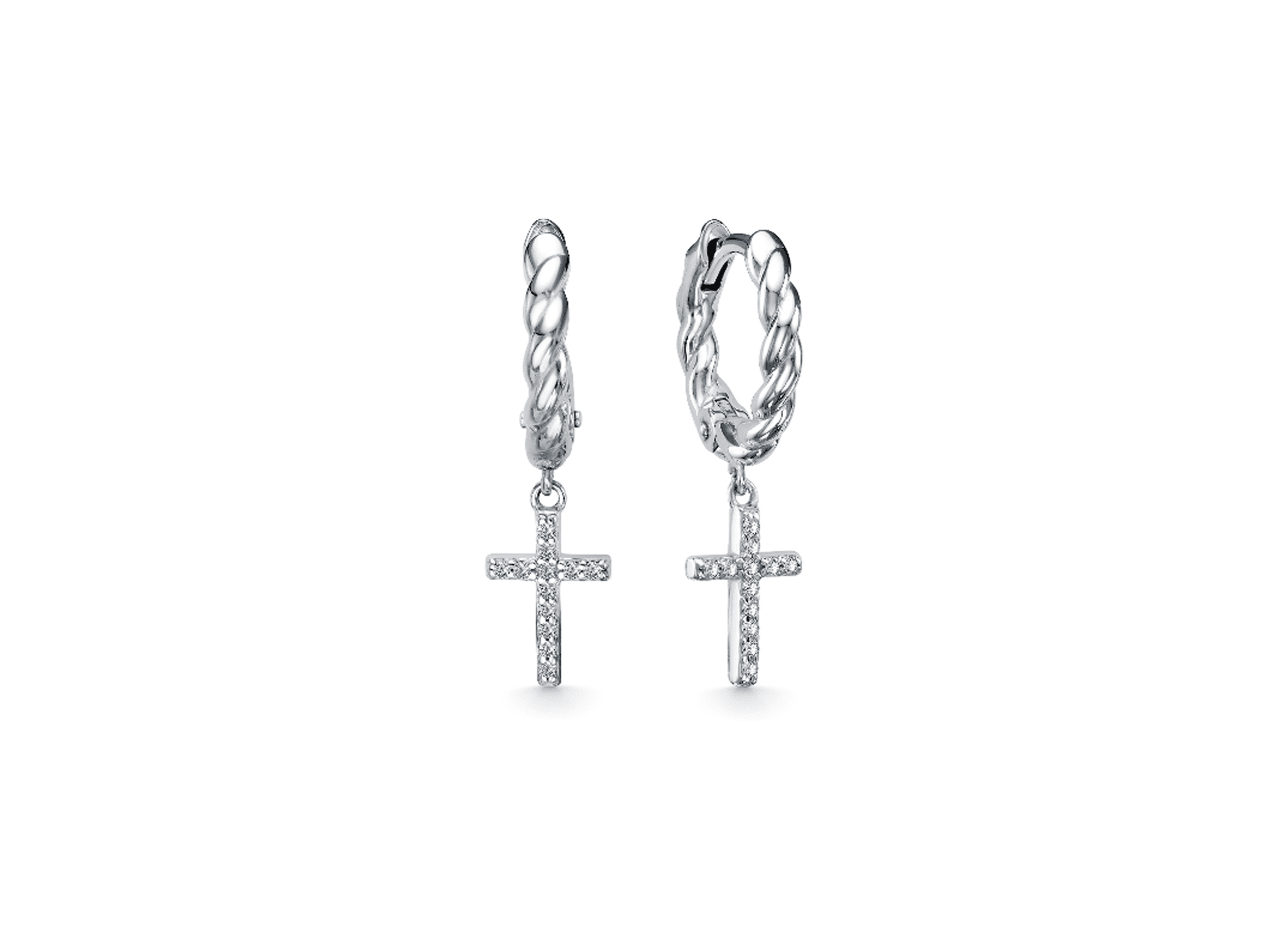 Серьги из серебра 925 без вставки