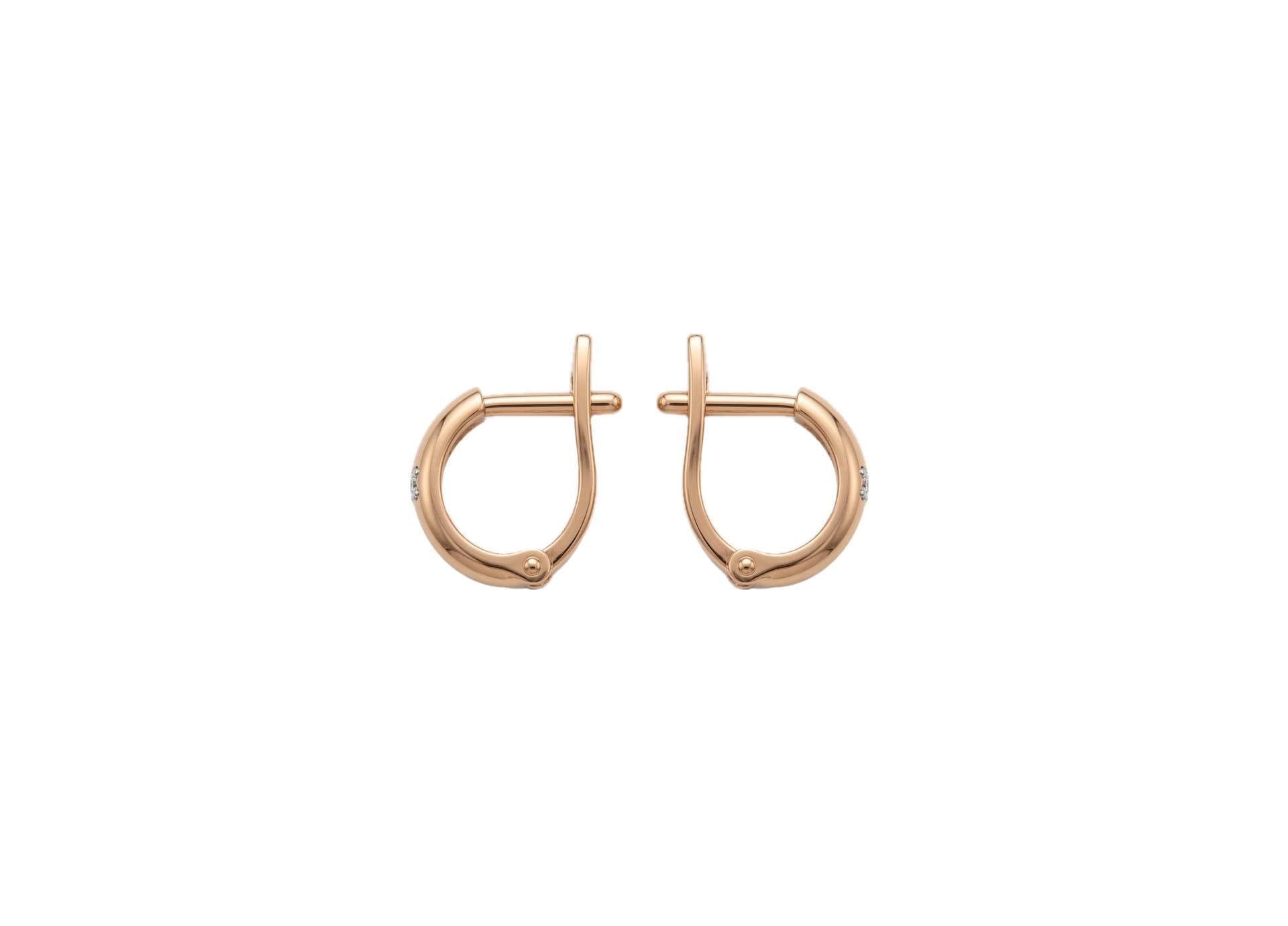 Серьги из золота 585 с фианитами