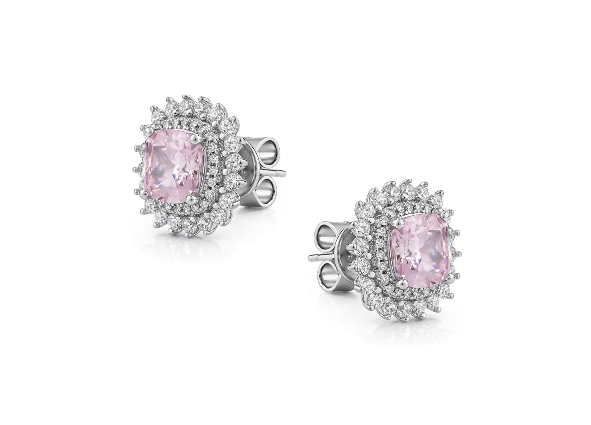 Серьги из серебра 925 с кубическим цирконием