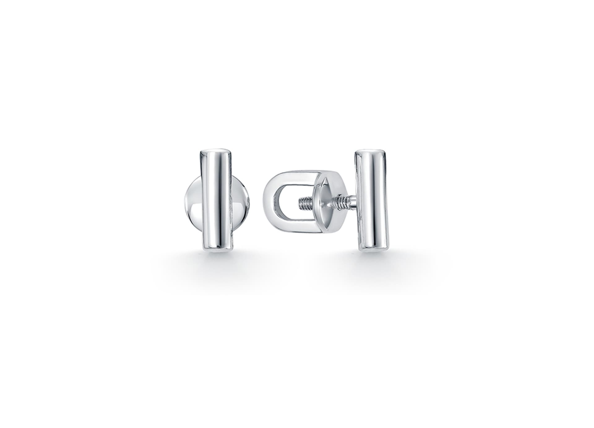 Серьги из серебра 925 без вставки