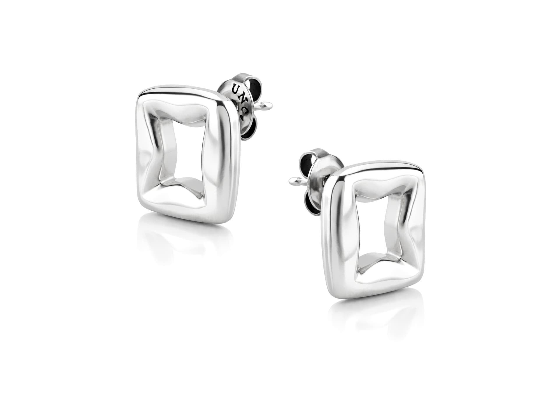 Серьги из бижутерный сплава без вставки