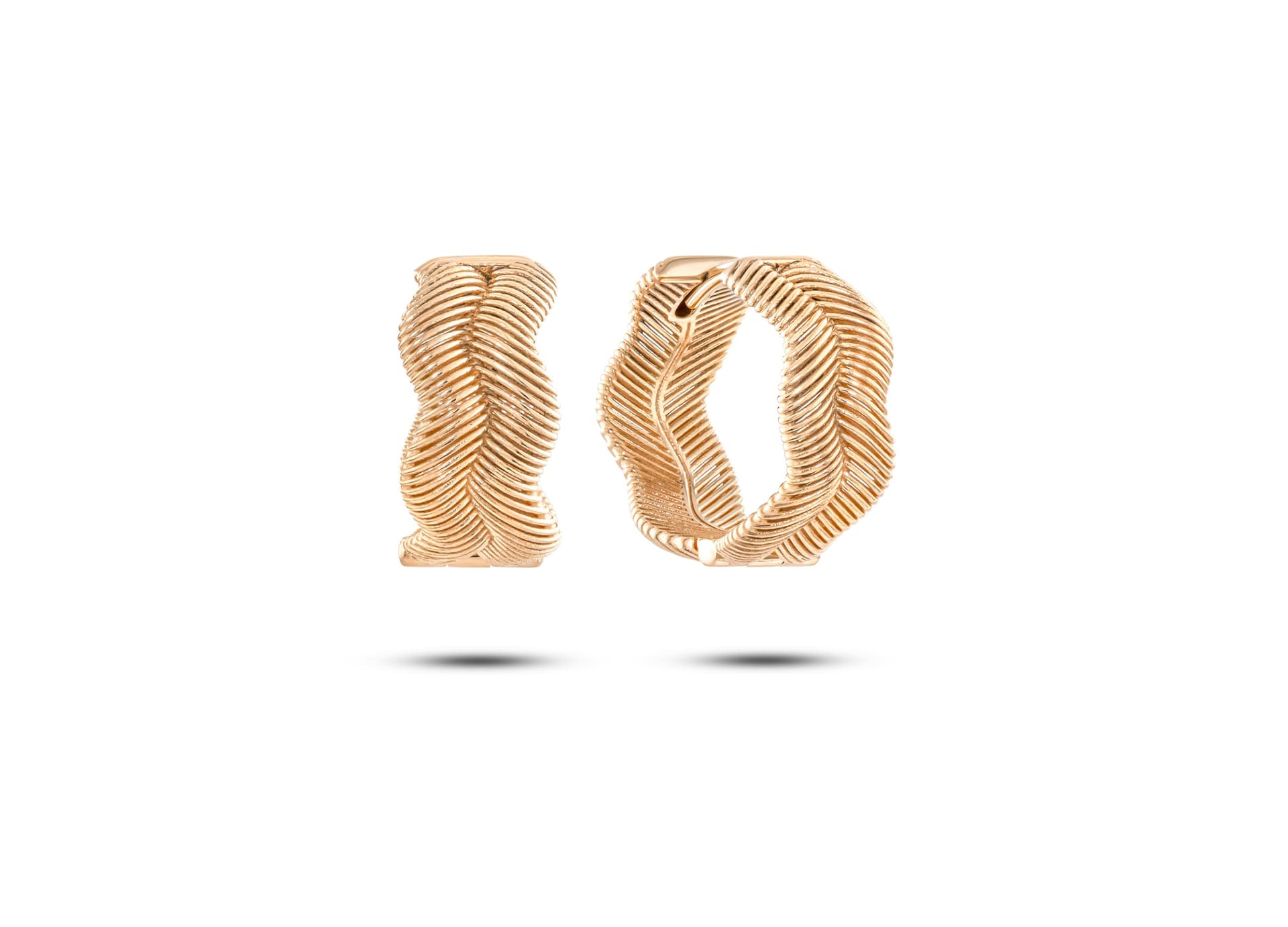 Серьги из серебра 925 без вставки