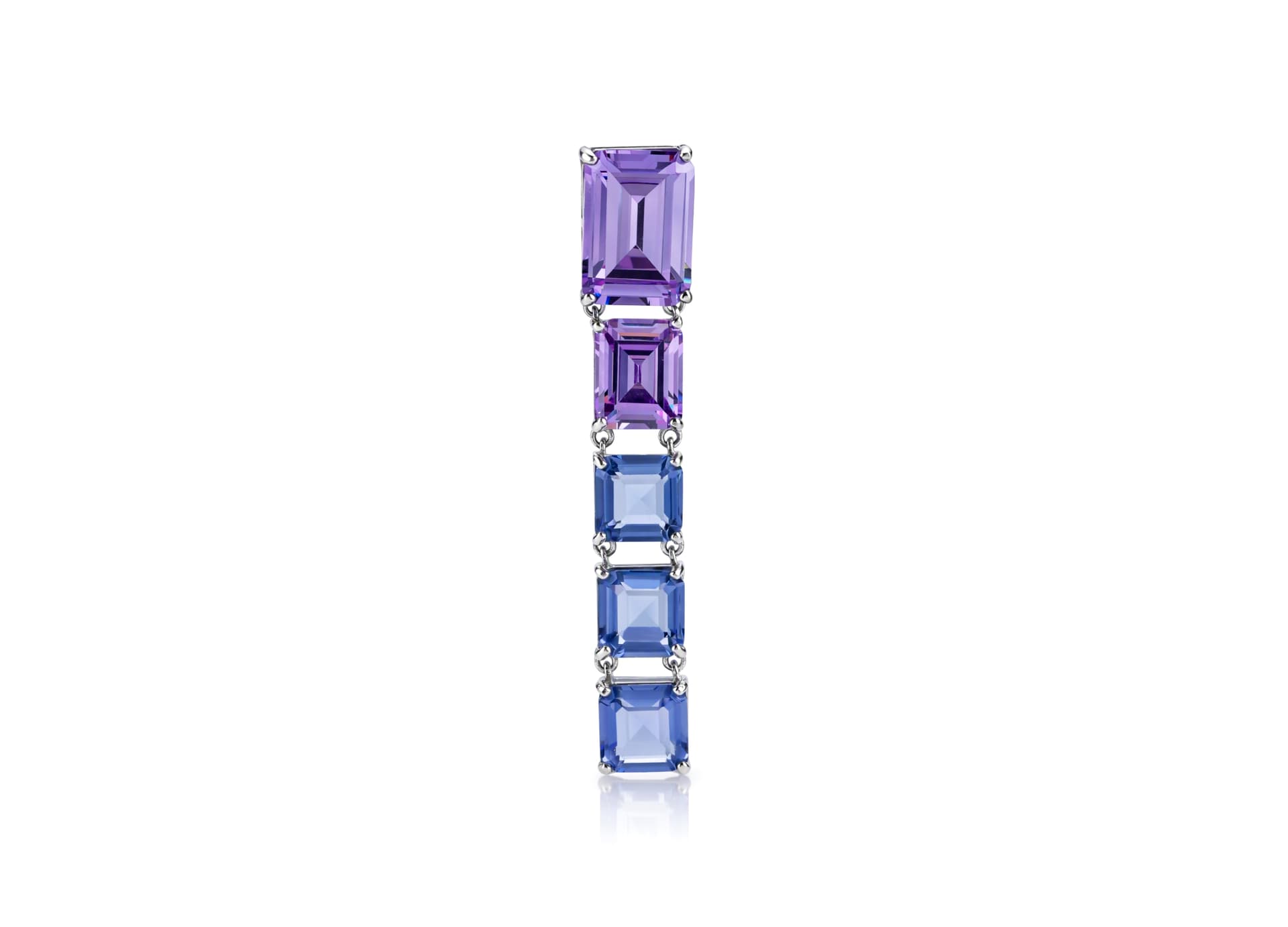 Серьги из серебра 925 с кубическим цирконием