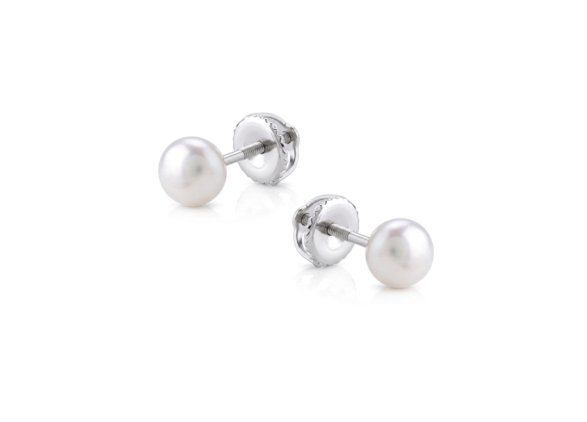 Серьги из серебра 925 с жемчугом