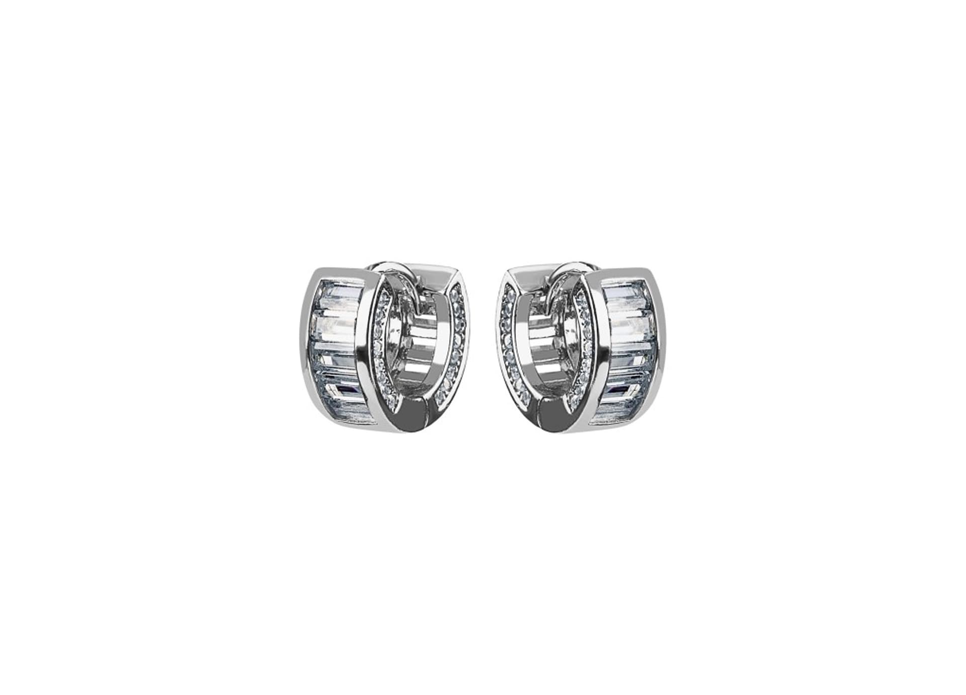 Серьги из серебра 925 с кубическим цирконием