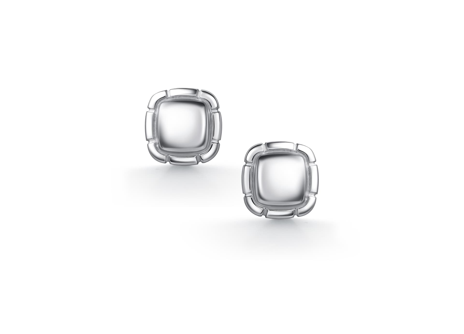 Серьги из серебра 925 без вставки
