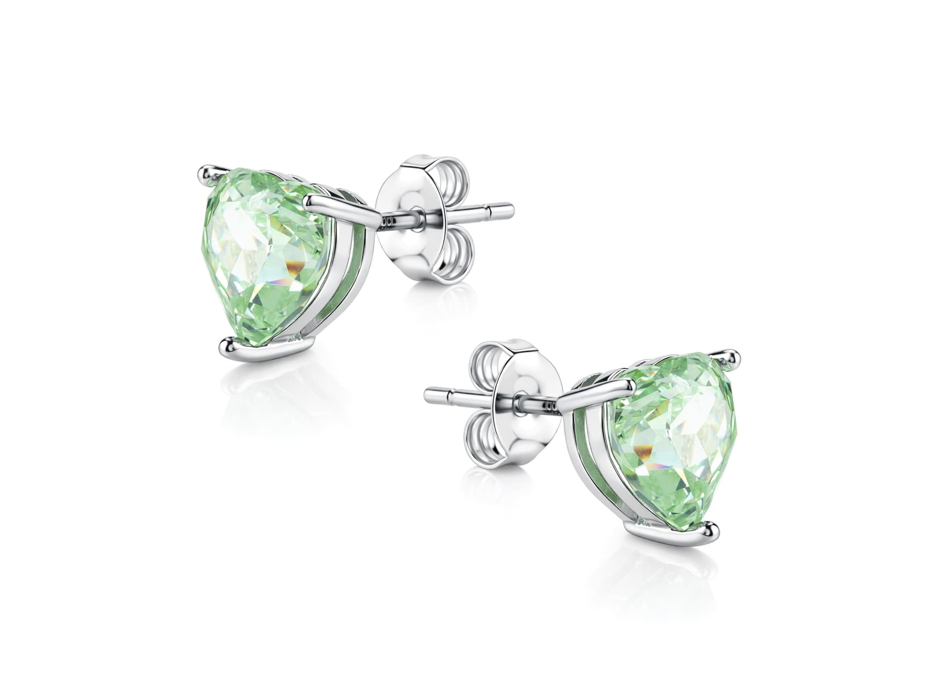 Серьги из серебра 925 с кубическим цирконием