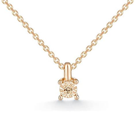 Колье из серебра 925 с бриллиантами