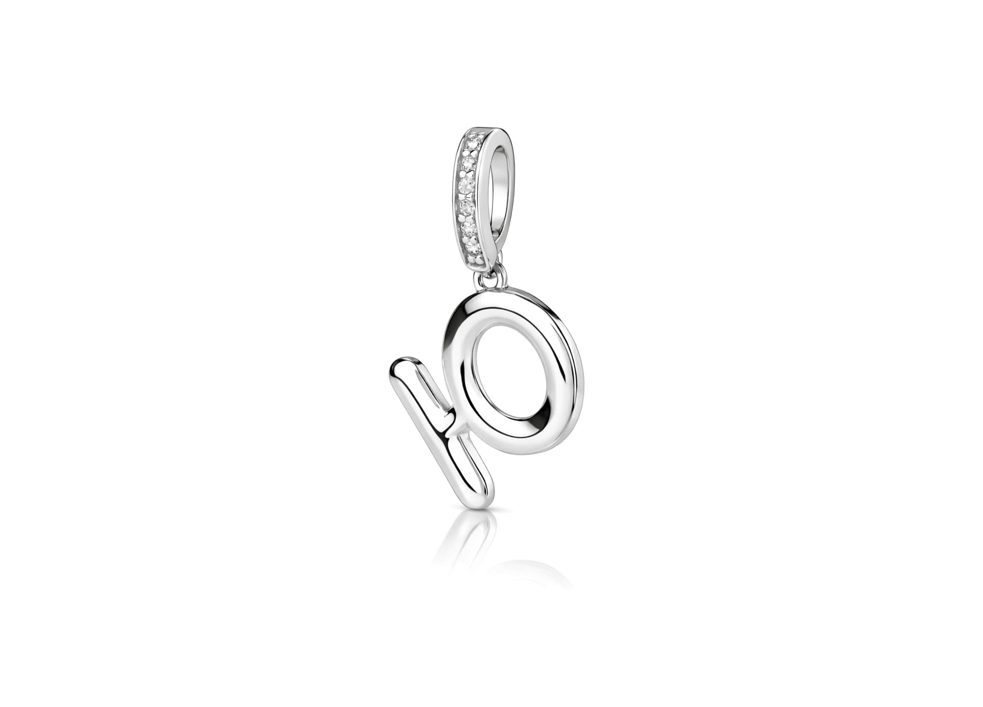 Подвеска из серебра 925 с фианитами