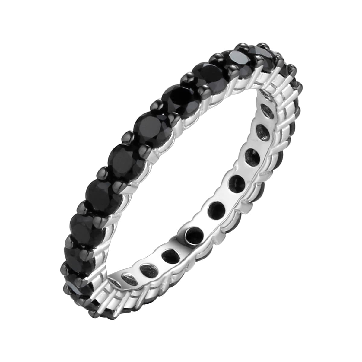 Кольцо из серебра 925 с фианитами