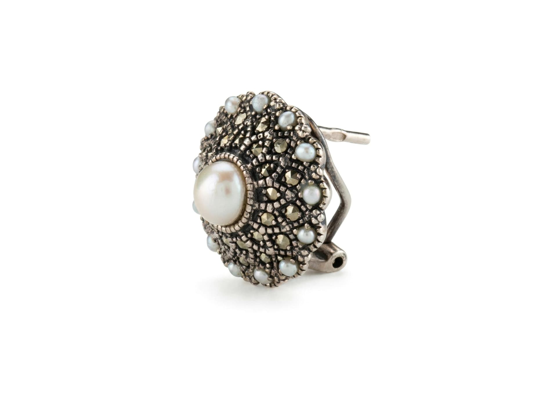 Серьги из серебра 925 с жемчугом