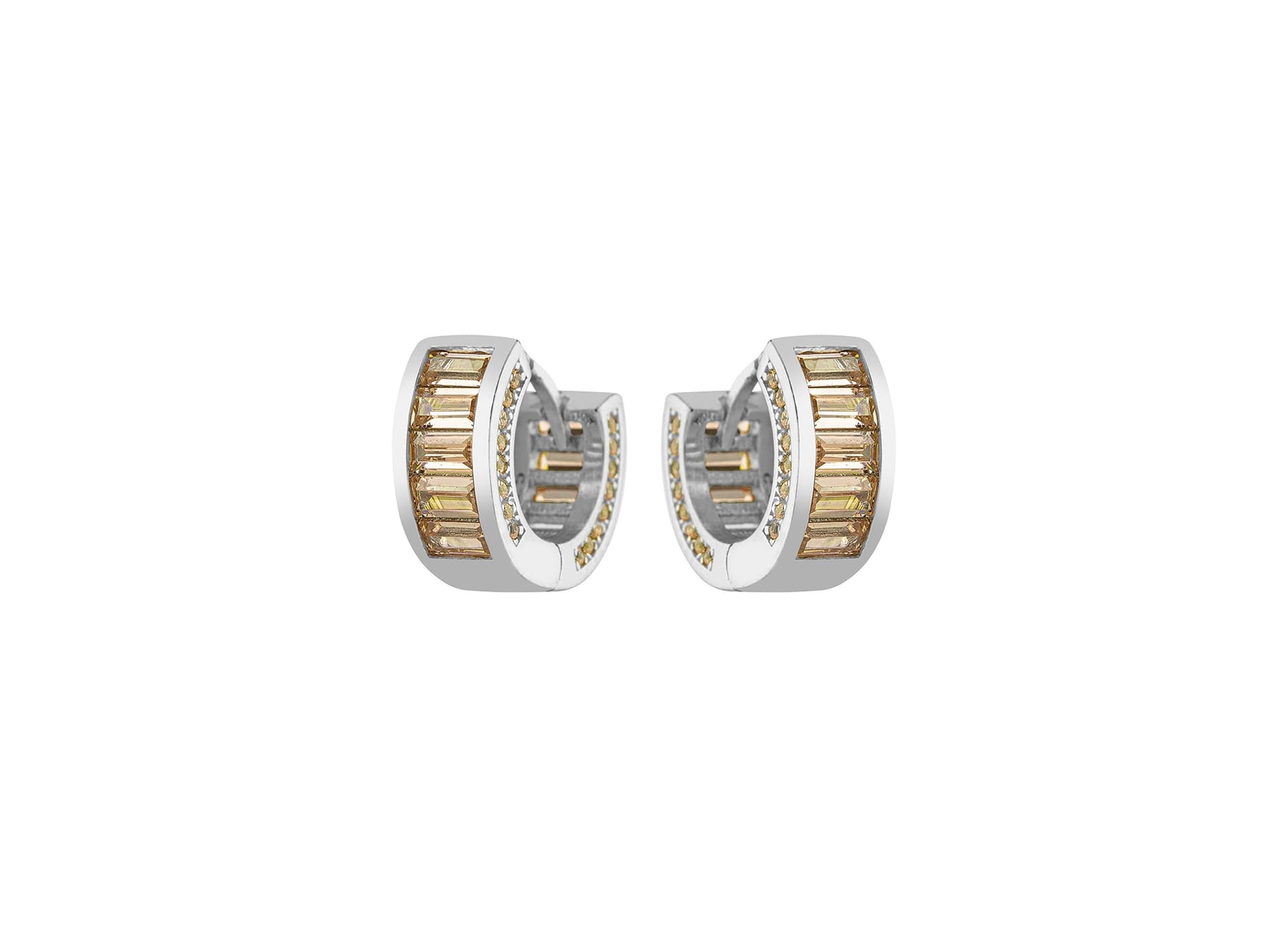 Серьги из серебра 925 с кубическим цирконием