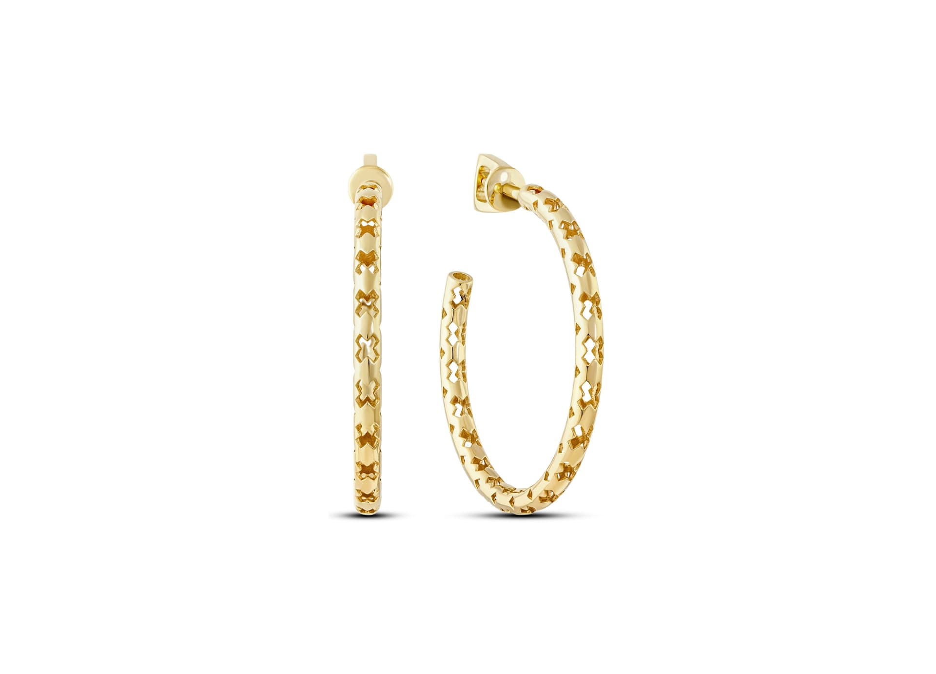 Серьги из серебра 925 без вставки