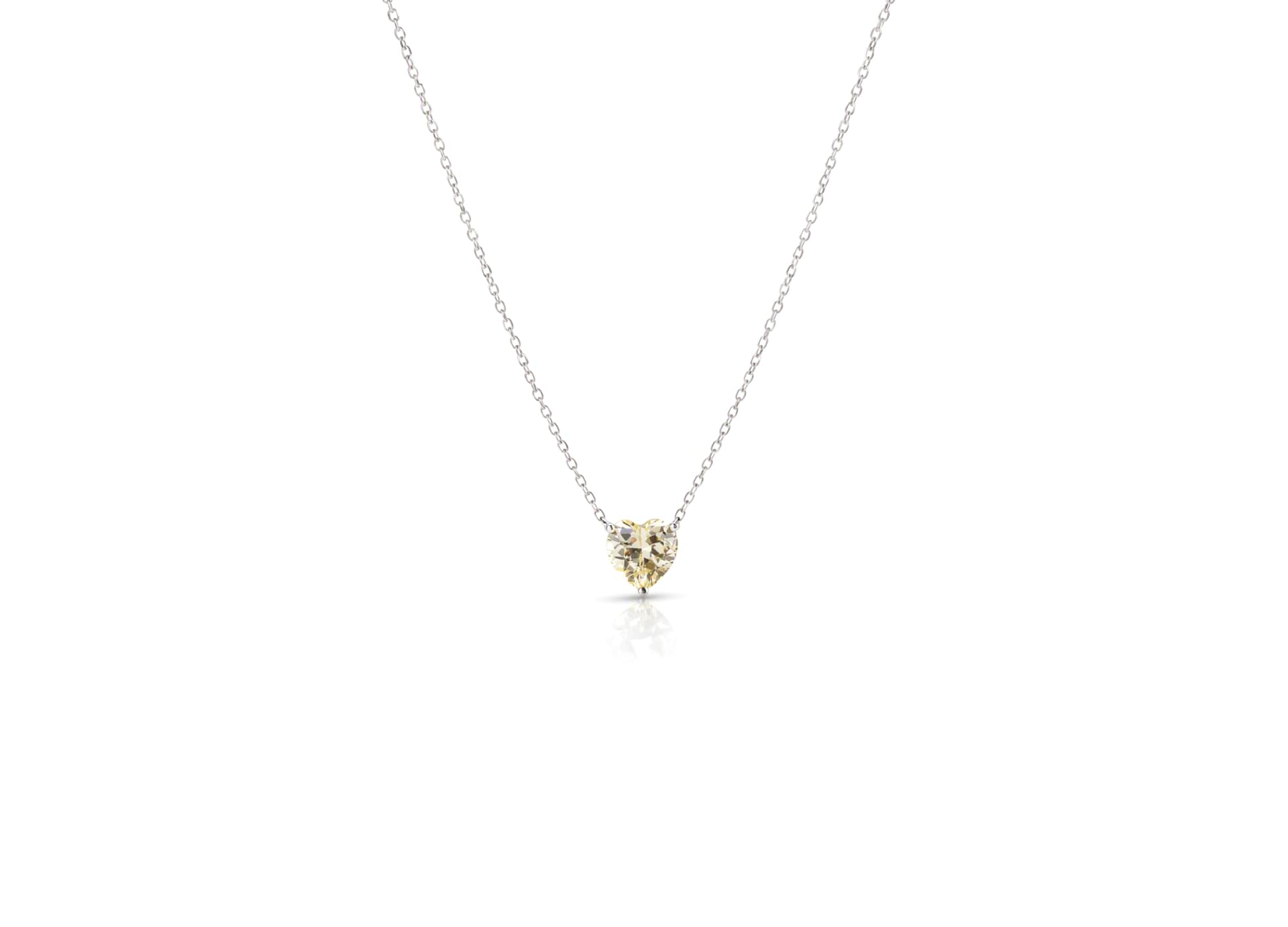 Колье из серебра 925 с кубическим цирконием