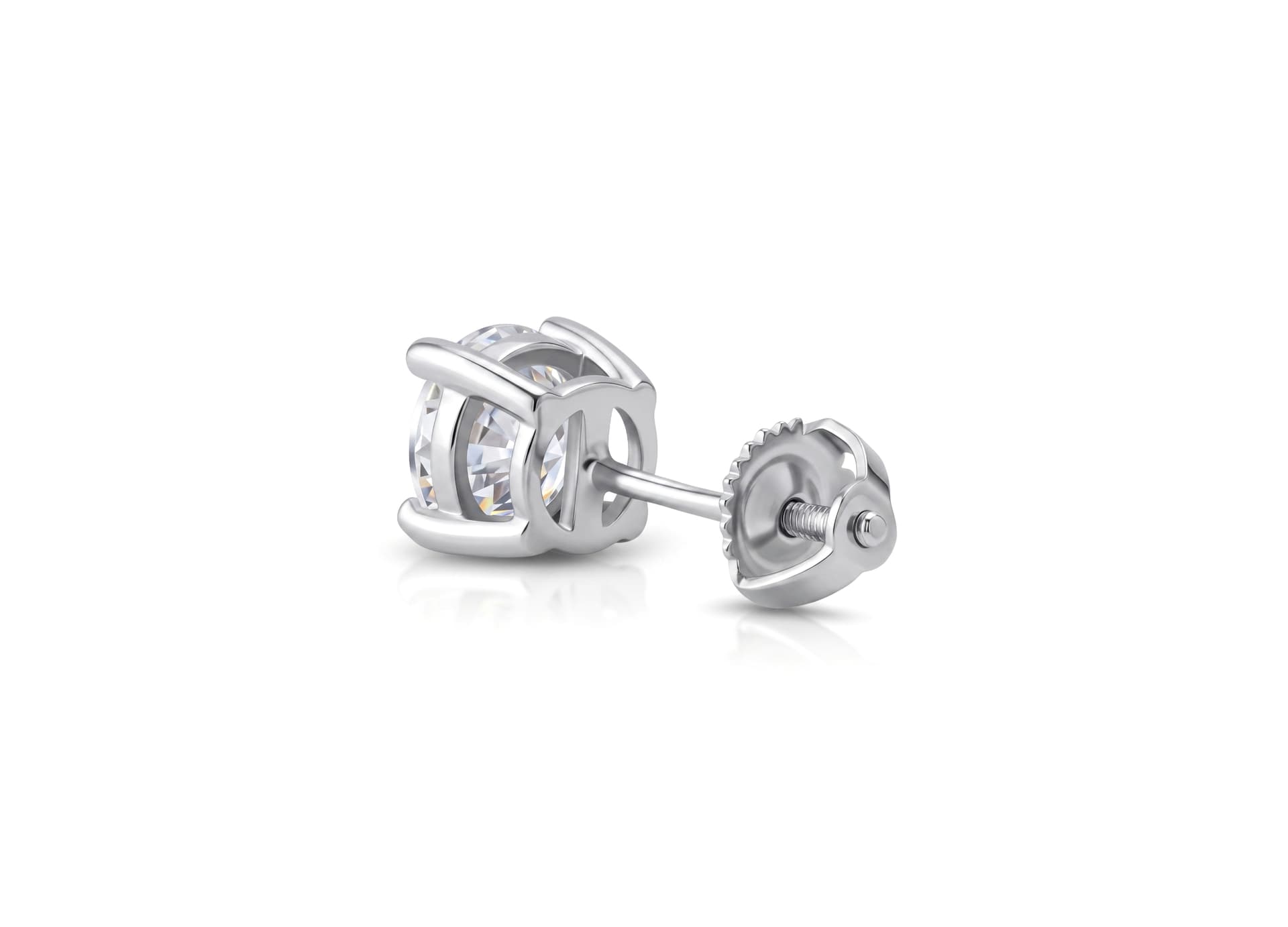 Серьги из серебра 925 с кубическим цирконием